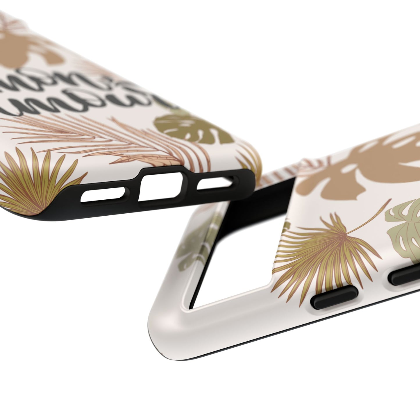 'Mon Amour' Stylish Tropical Phone Case Design