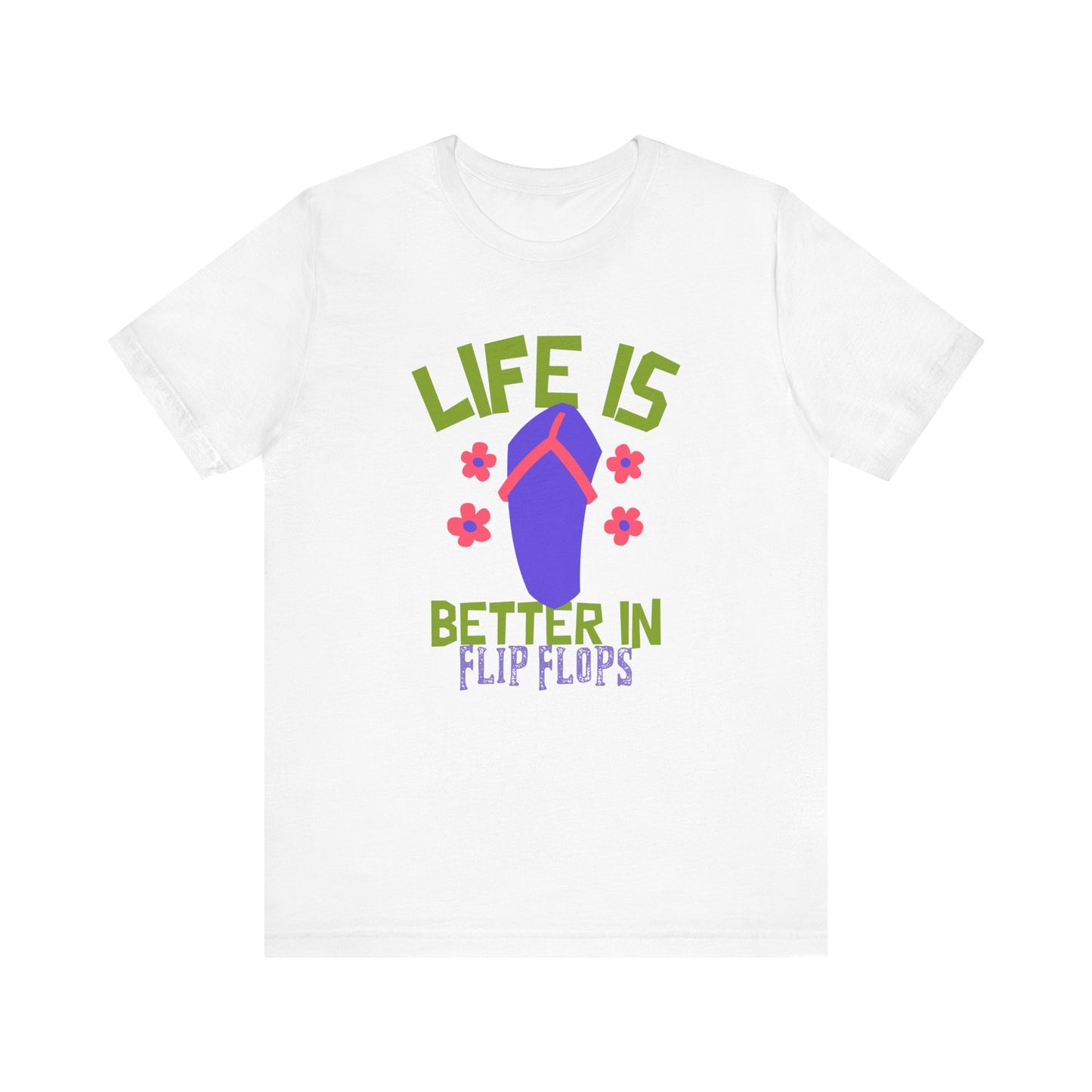 Life is Better in Flip Flops Premium Soft Women's Tee