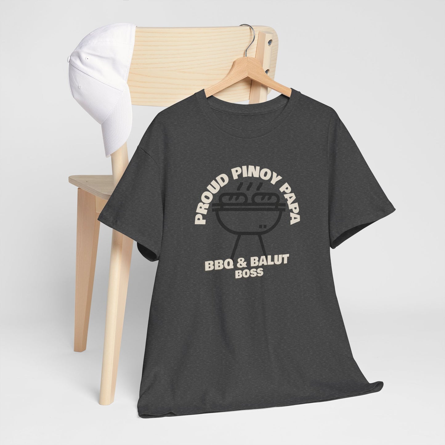 Proud Pinoy Papa BBQ and Balut Boss Men's Tee