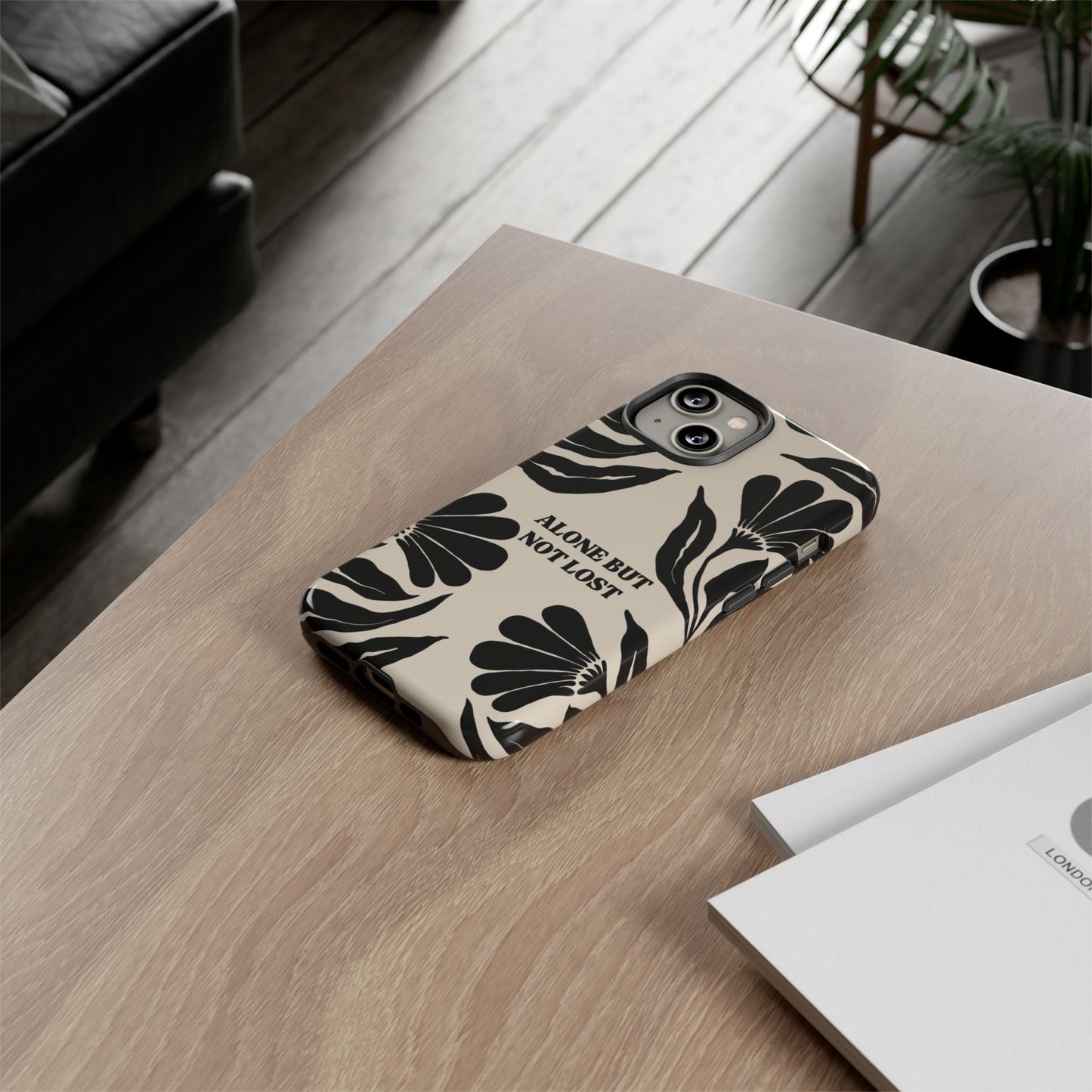 'Alone But Not Lost' Phone Case