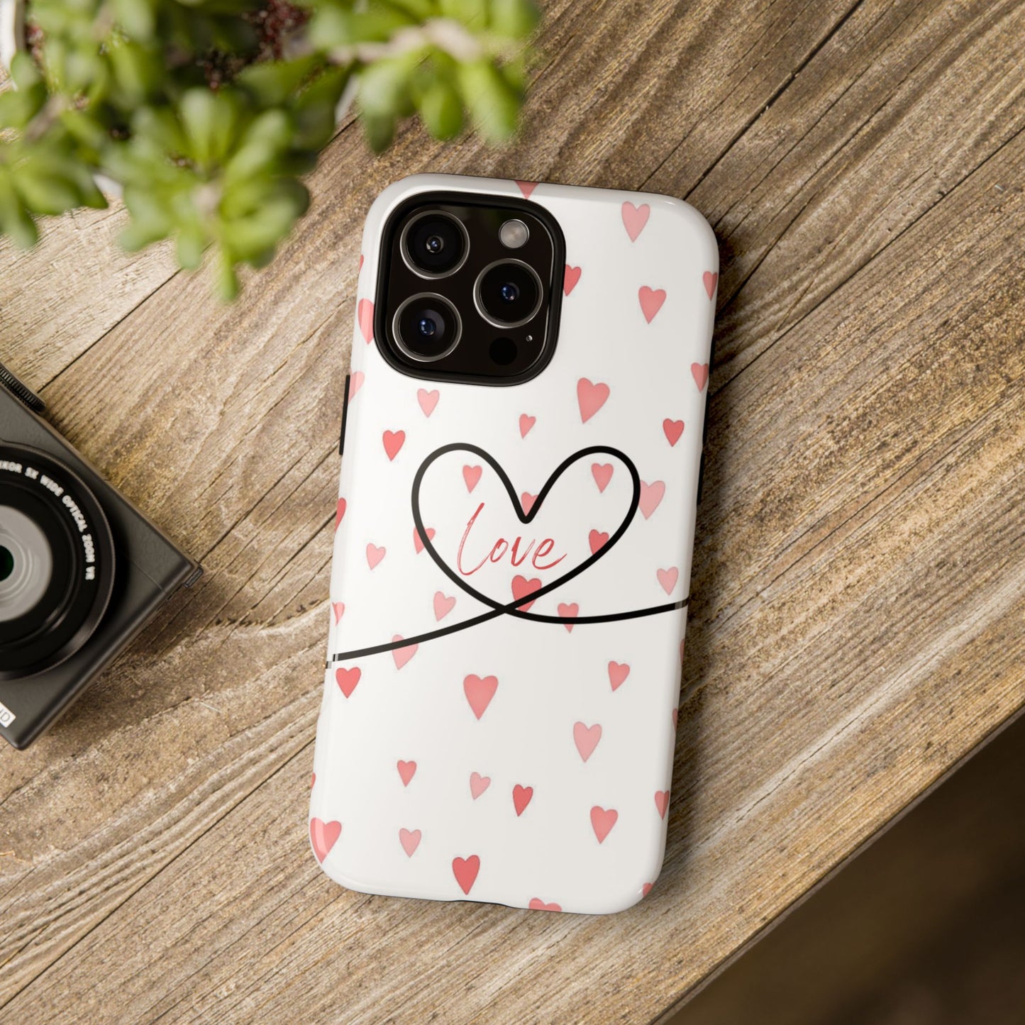 Cute Love Heart Phone Case