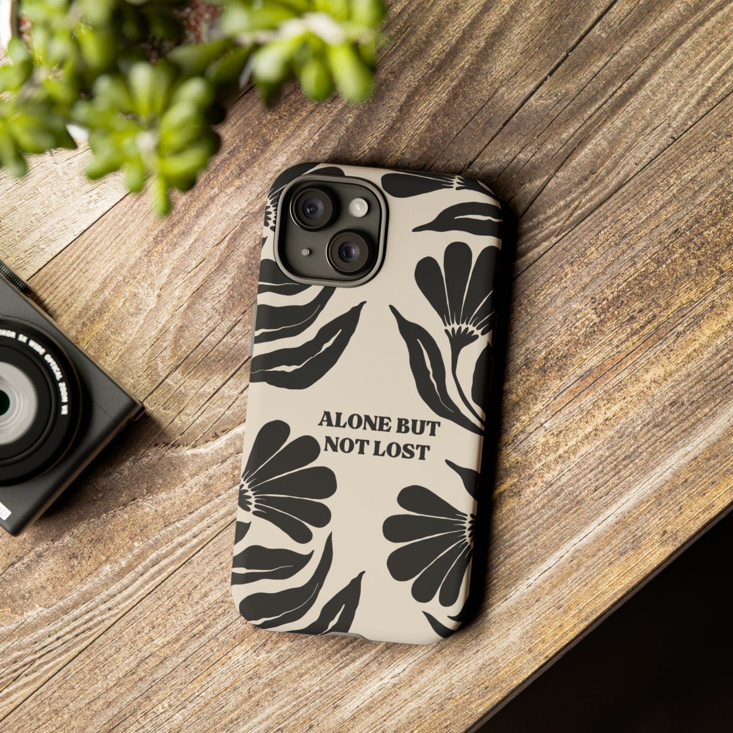 'Alone But Not Lost' Phone Case