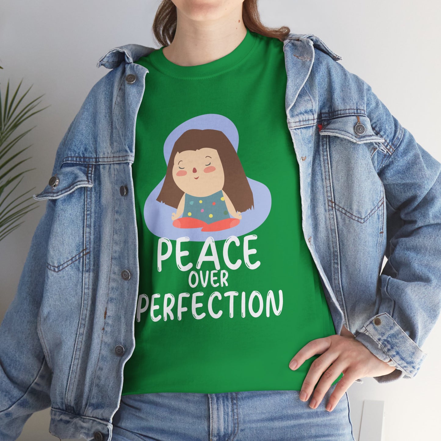 Peace Over Perfection Cotton Tee