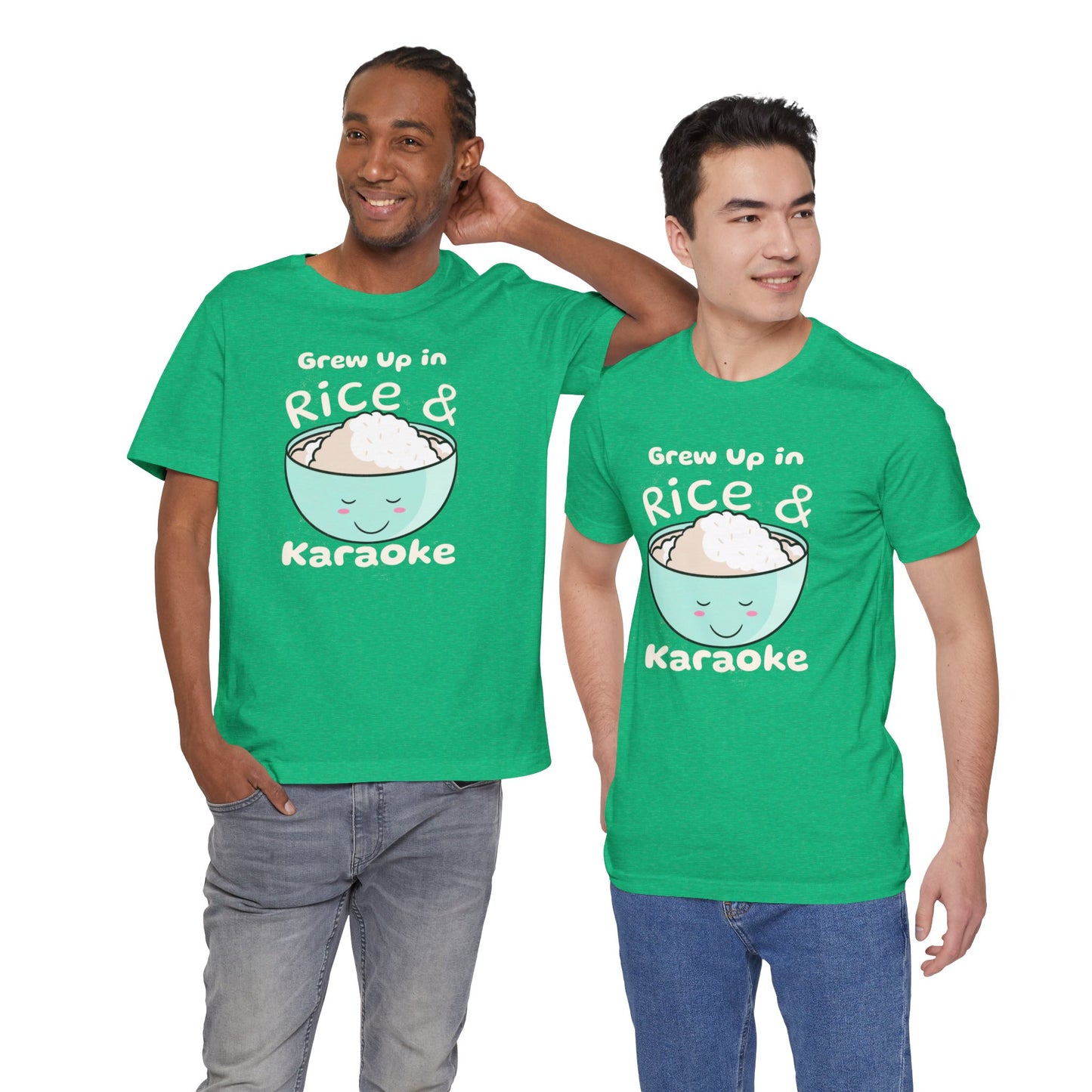 Grew Up in Rice and Karaoke Premium Soft Men's Tee
