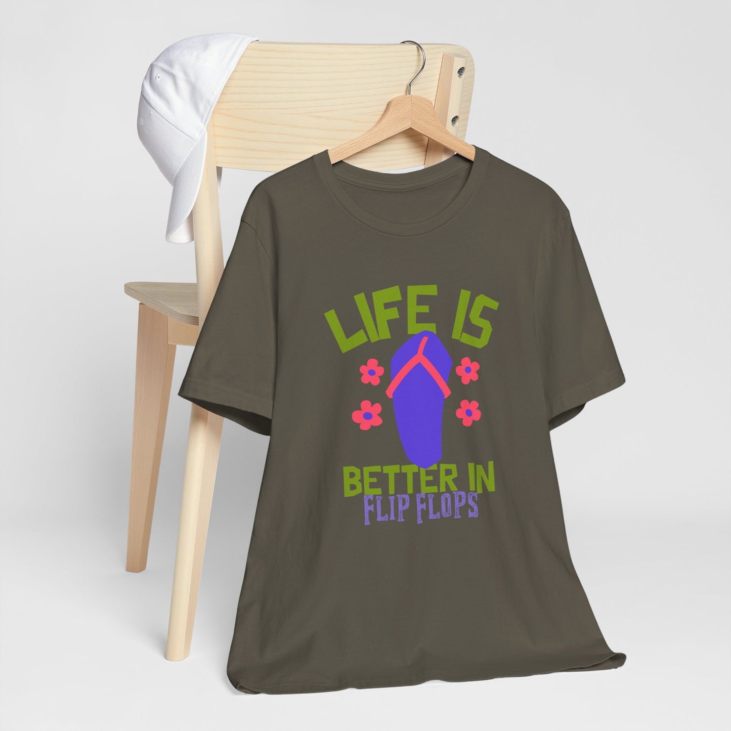 Life is Better in Flip Flops Premium Soft Women's Tee