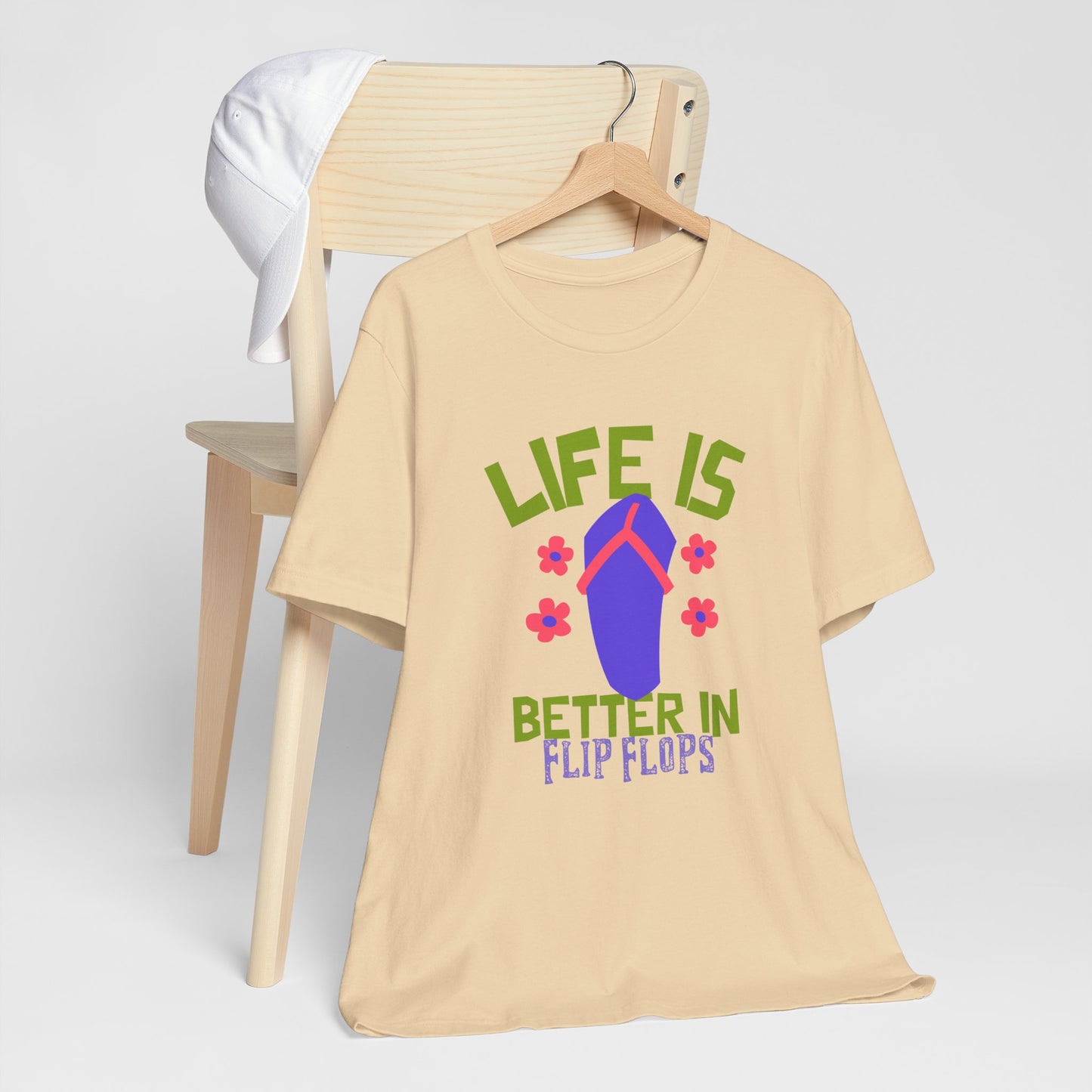 Life is Better in Flip Flops Premium Soft Women's Tee