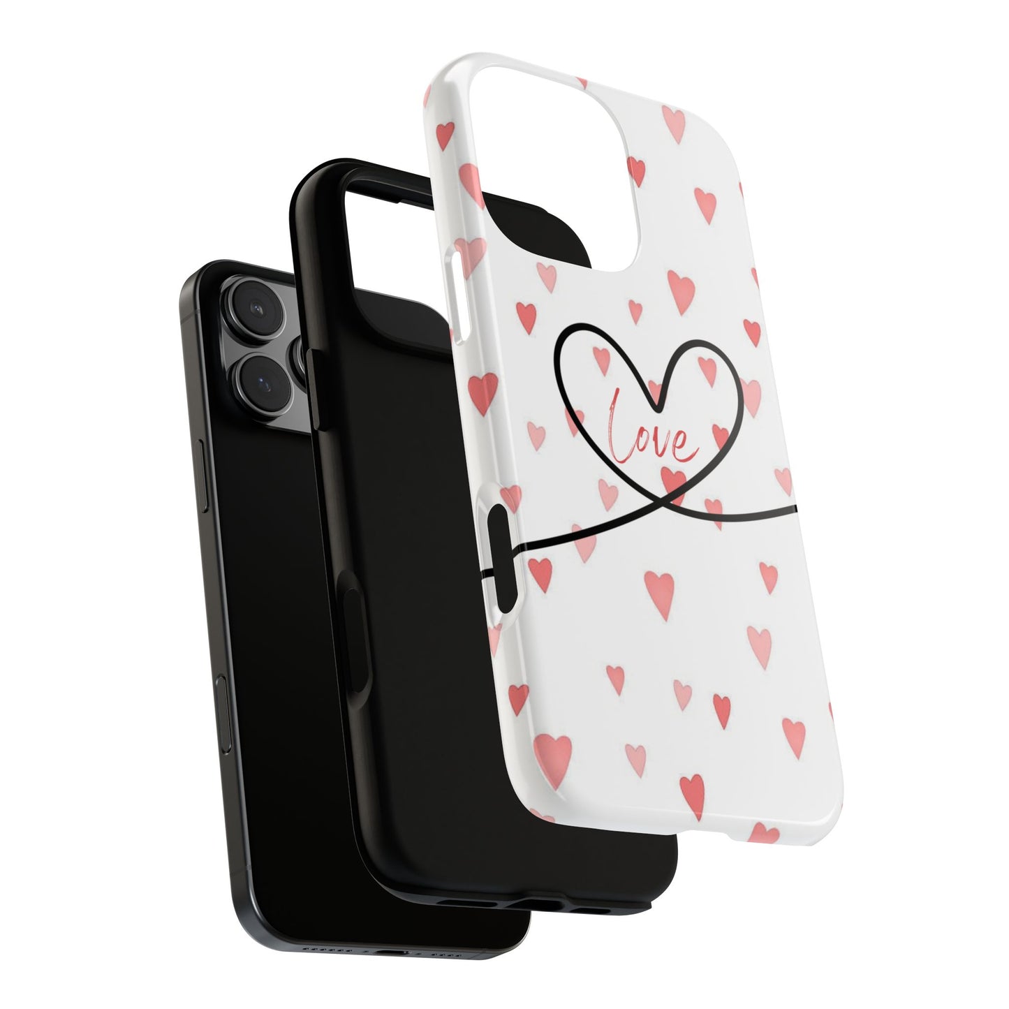 Cute Love Heart Phone Case