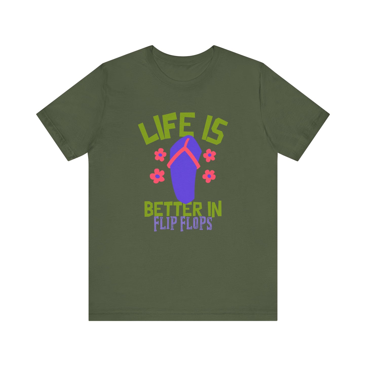 Life is Better in Flip Flops Premium Soft Women's Tee