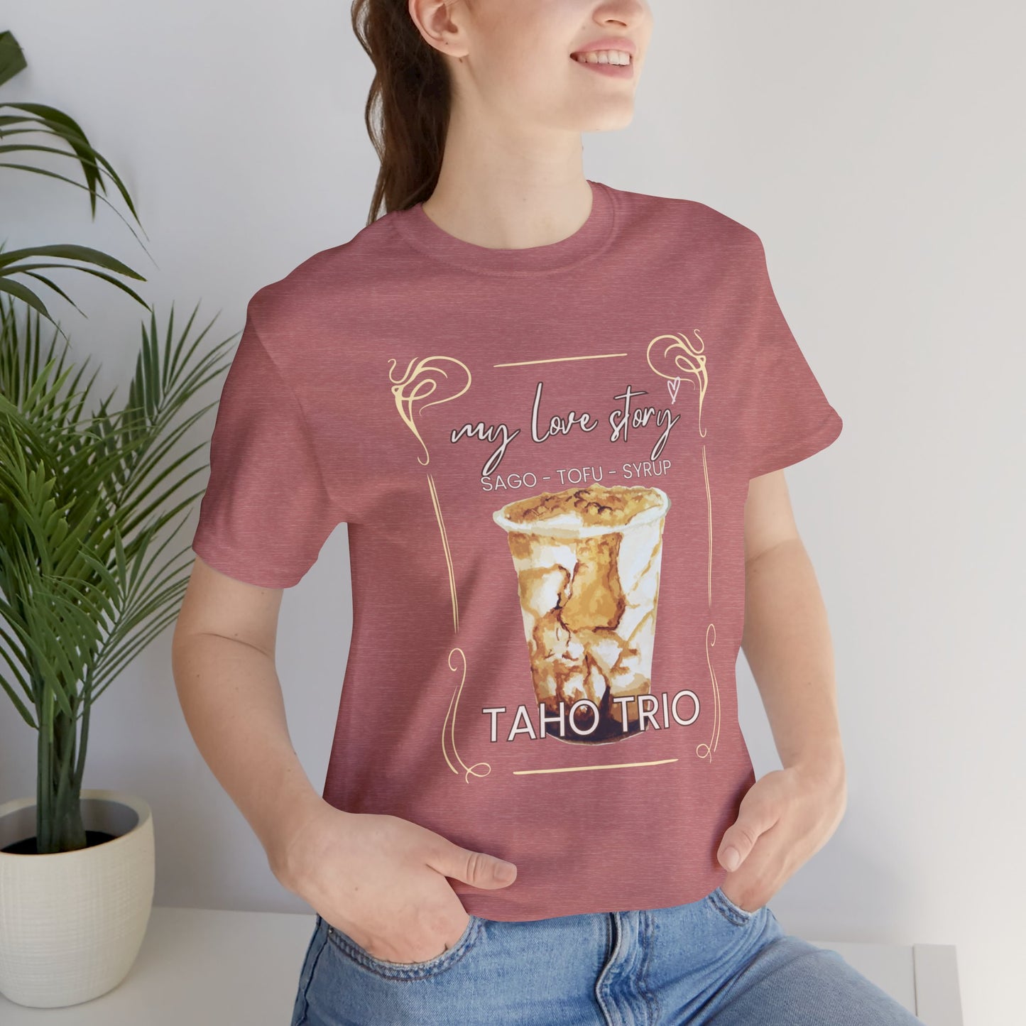 My Love Story: Taho Trio Premium Soft Men's Tee