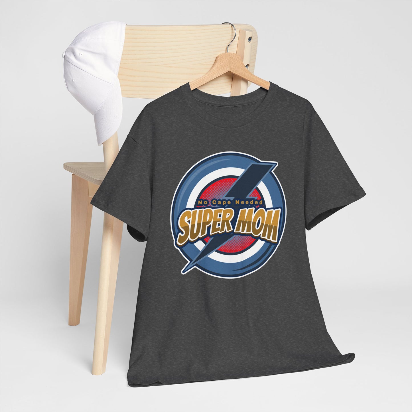 Super Mom No Cape Needed Tee