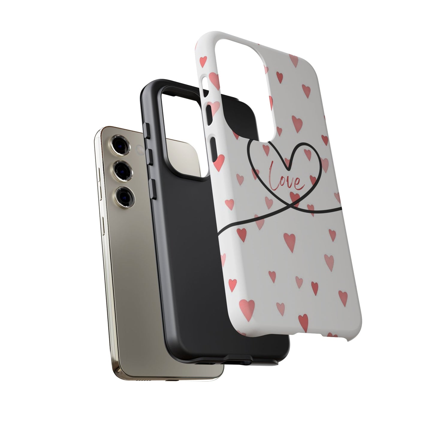 Cute Love Heart Phone Case