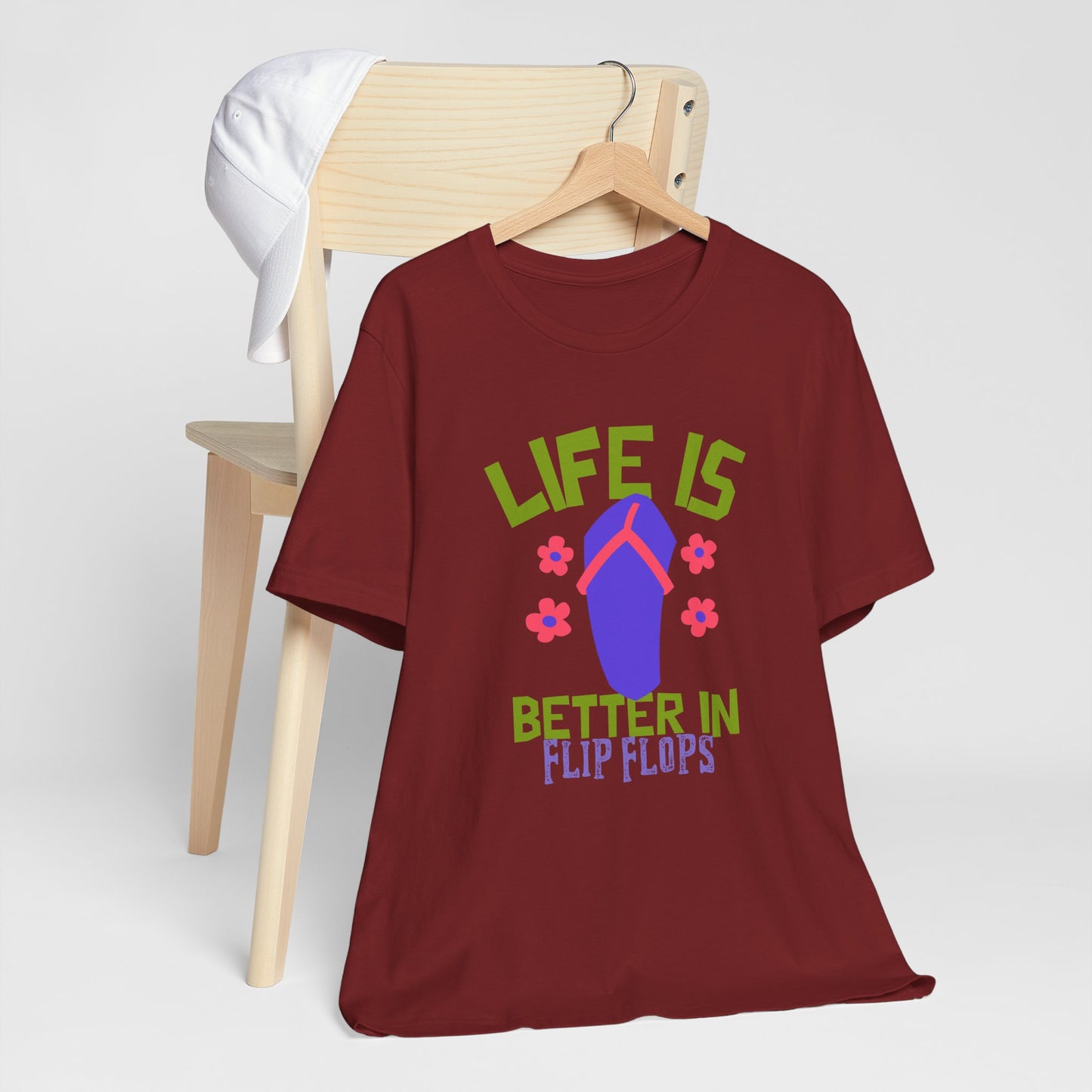 Life is Better in Flip Flops Premium Soft Women's Tee