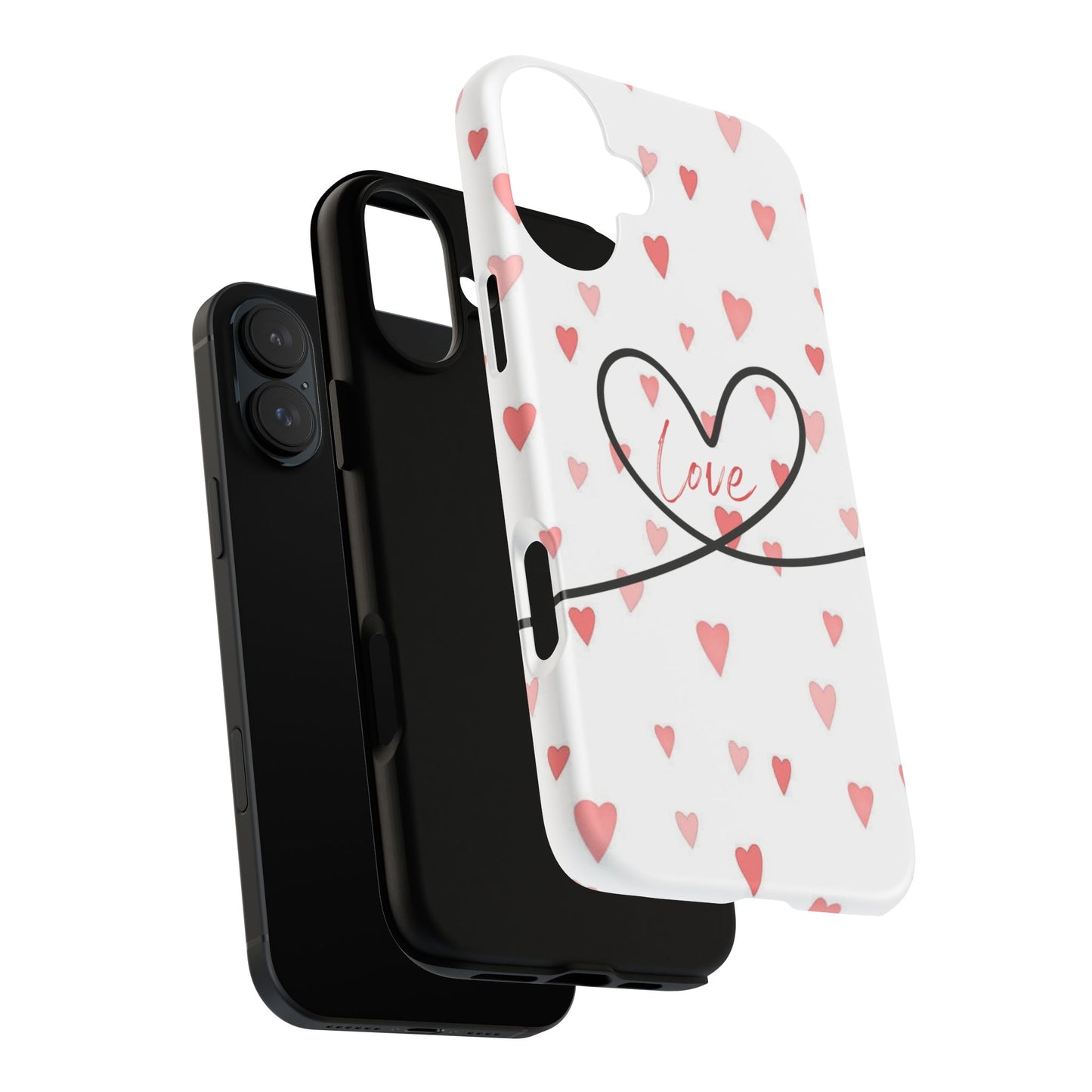 Cute Love Heart Phone Case