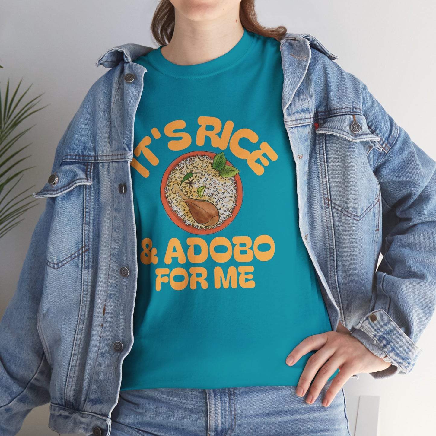 It's Rice and Adobo For Me Women's Cotton Tee