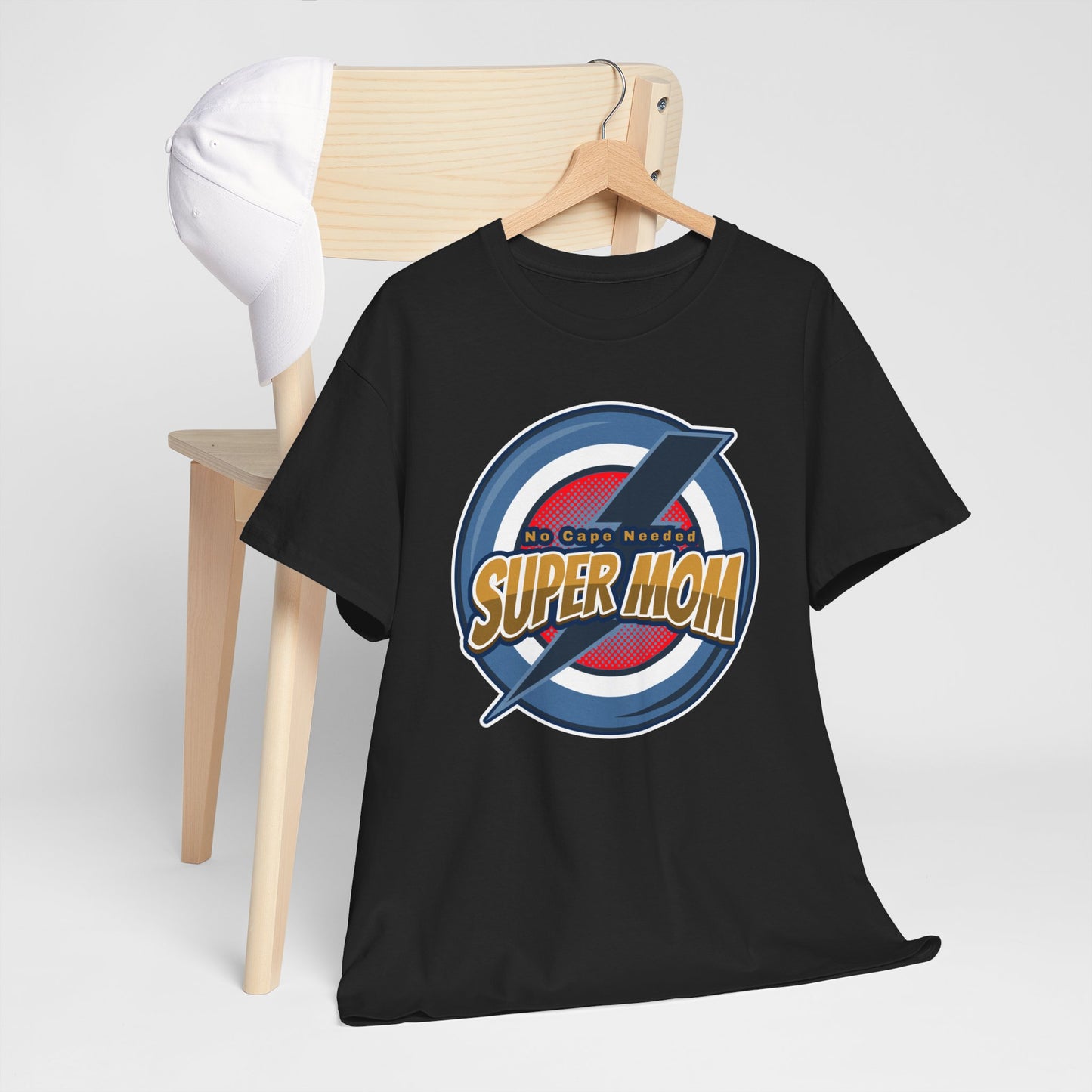 Super Mom No Cape Needed Tee