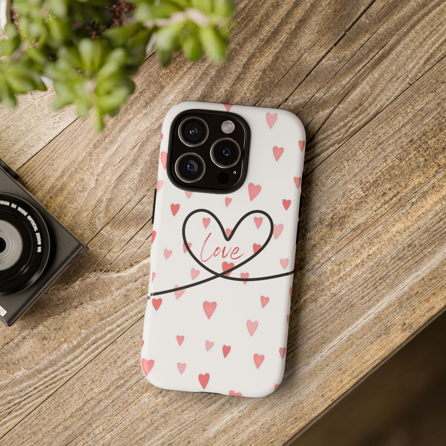 Cute Love Heart Phone Case