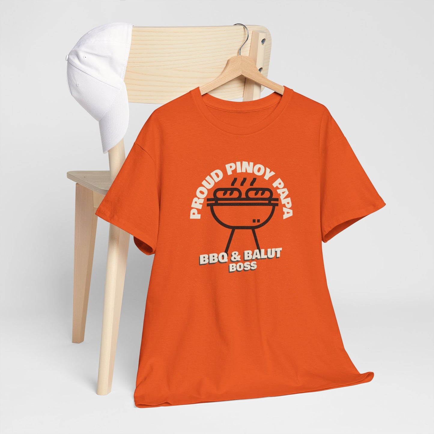 Proud Pinoy Papa BBQ and Balut Boss Men's Tee