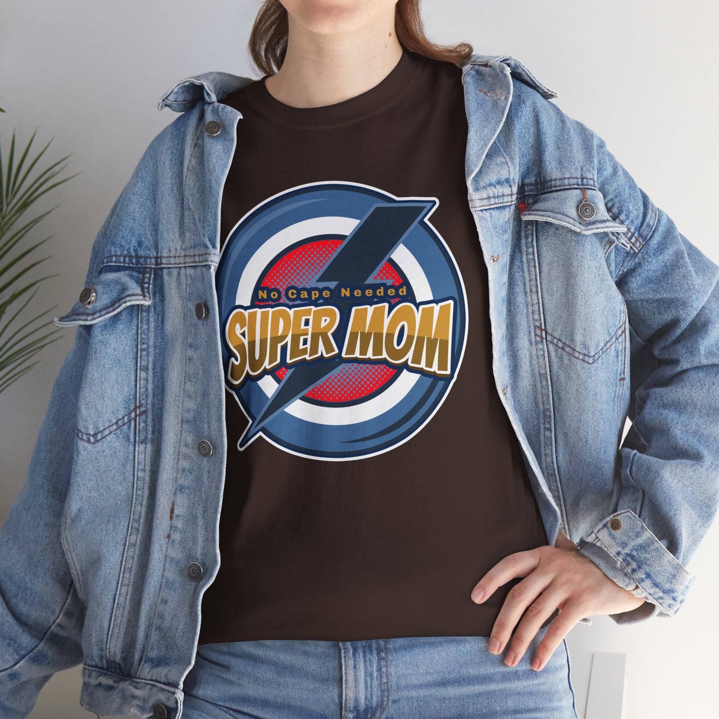 Super Mom No Cape Needed Tee