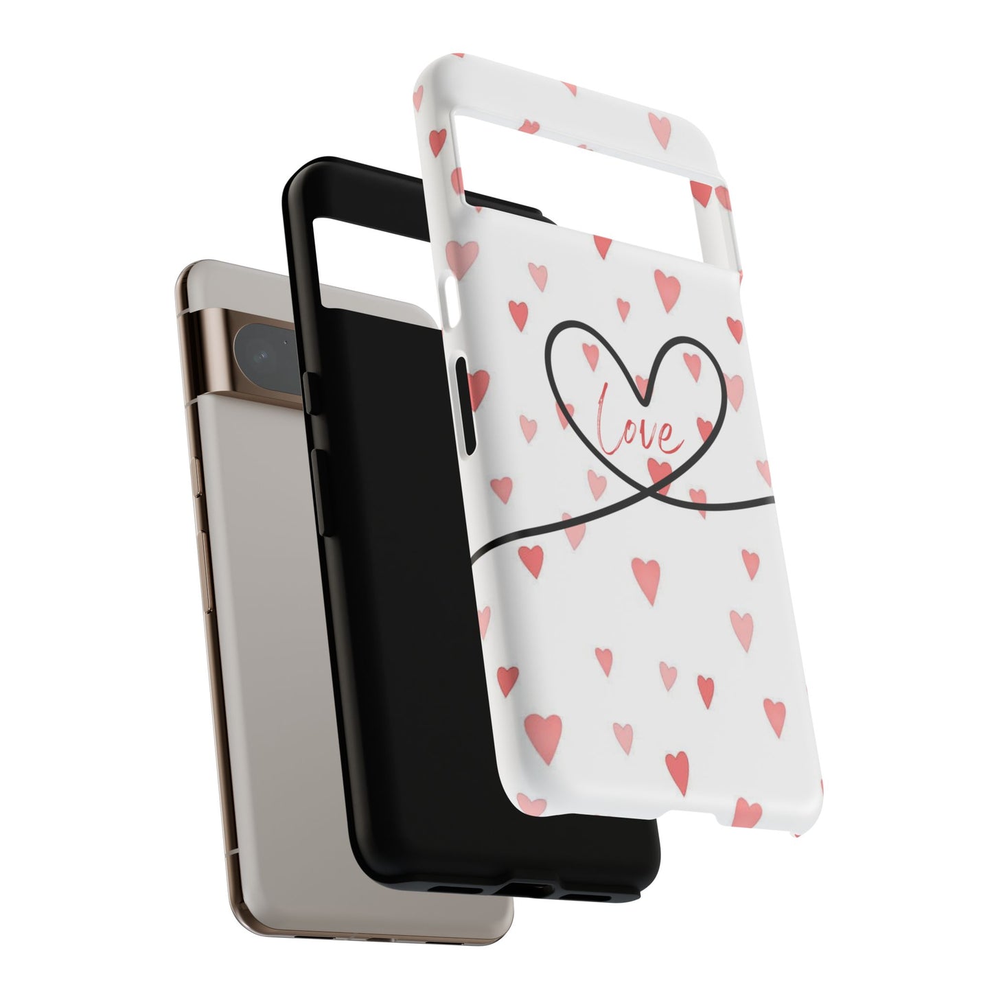 Cute Love Heart Phone Case