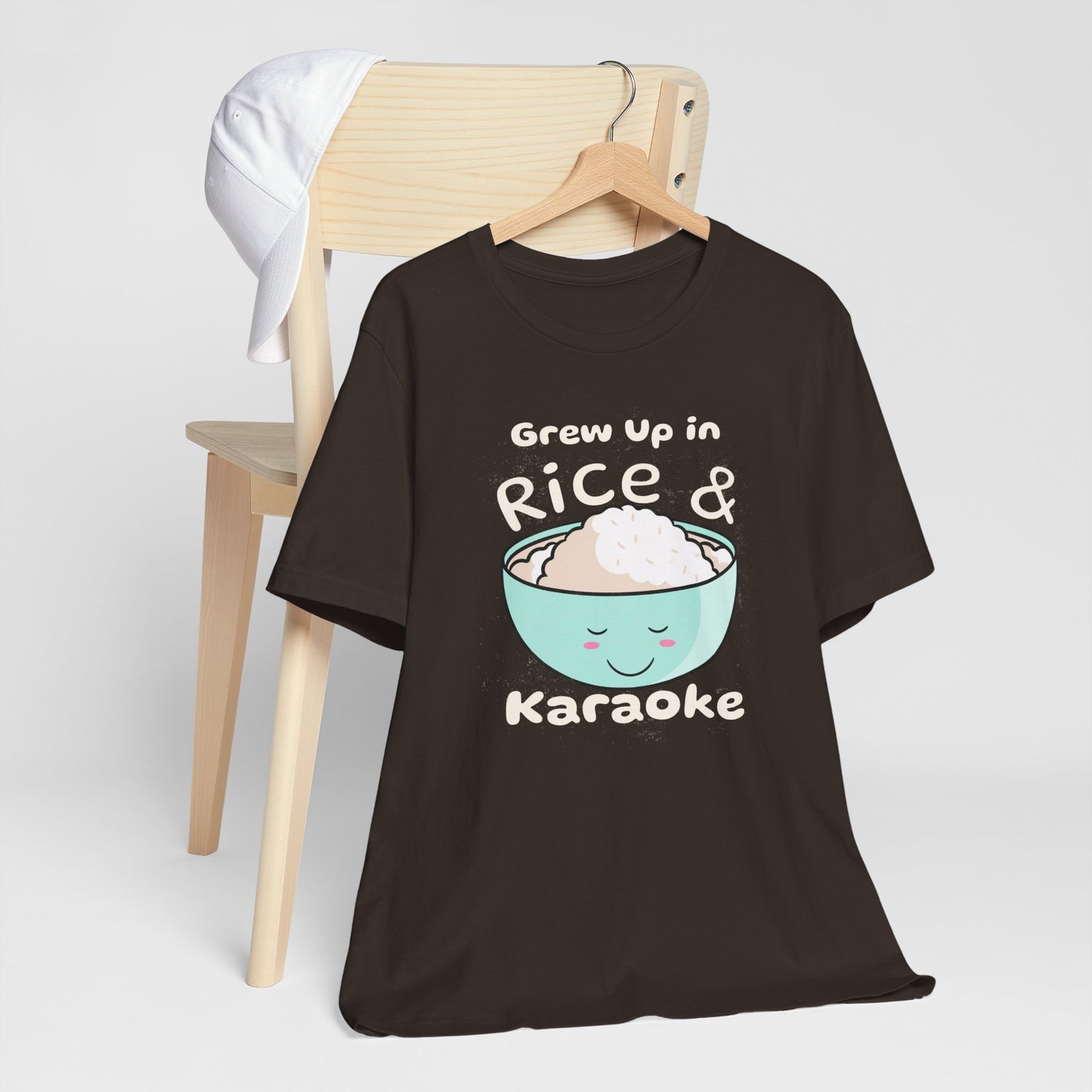 Grew Up in Rice and Karaoke Premium Soft Men's Tee