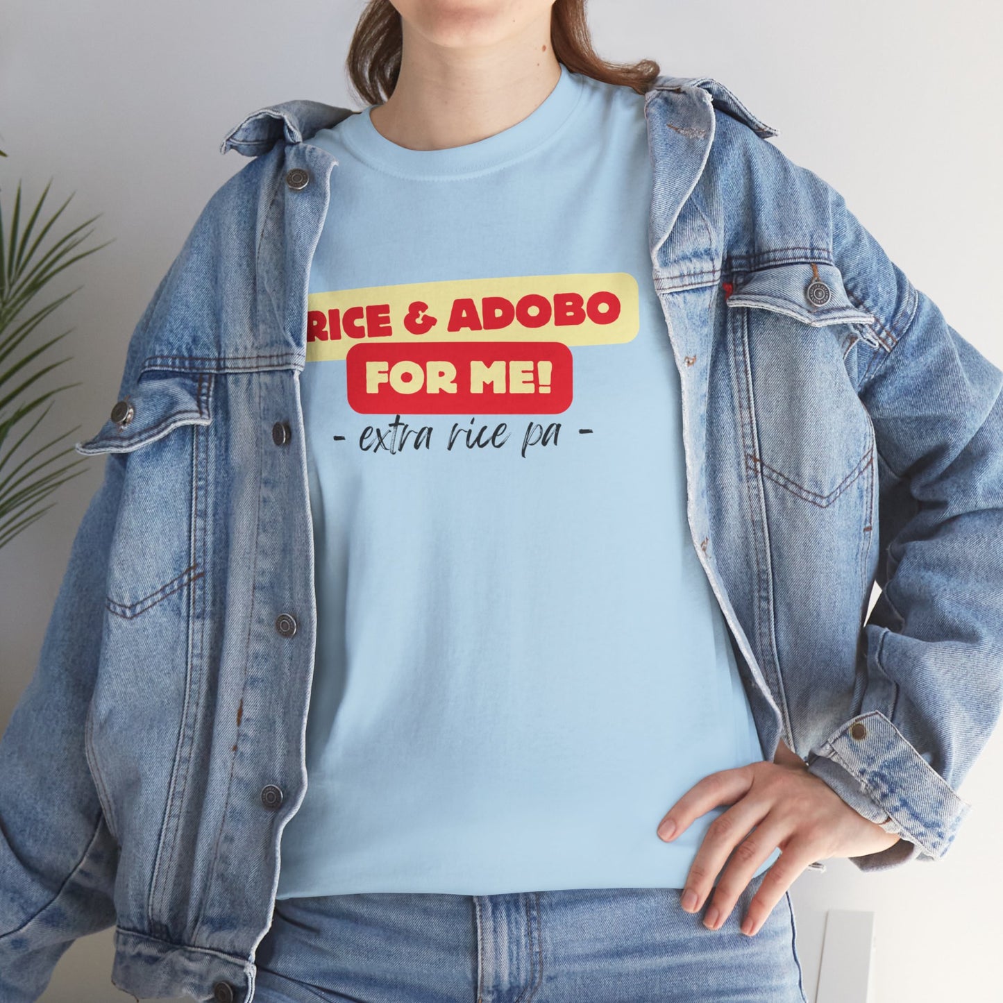 Rice and Adobo For Me Cotton Tee
