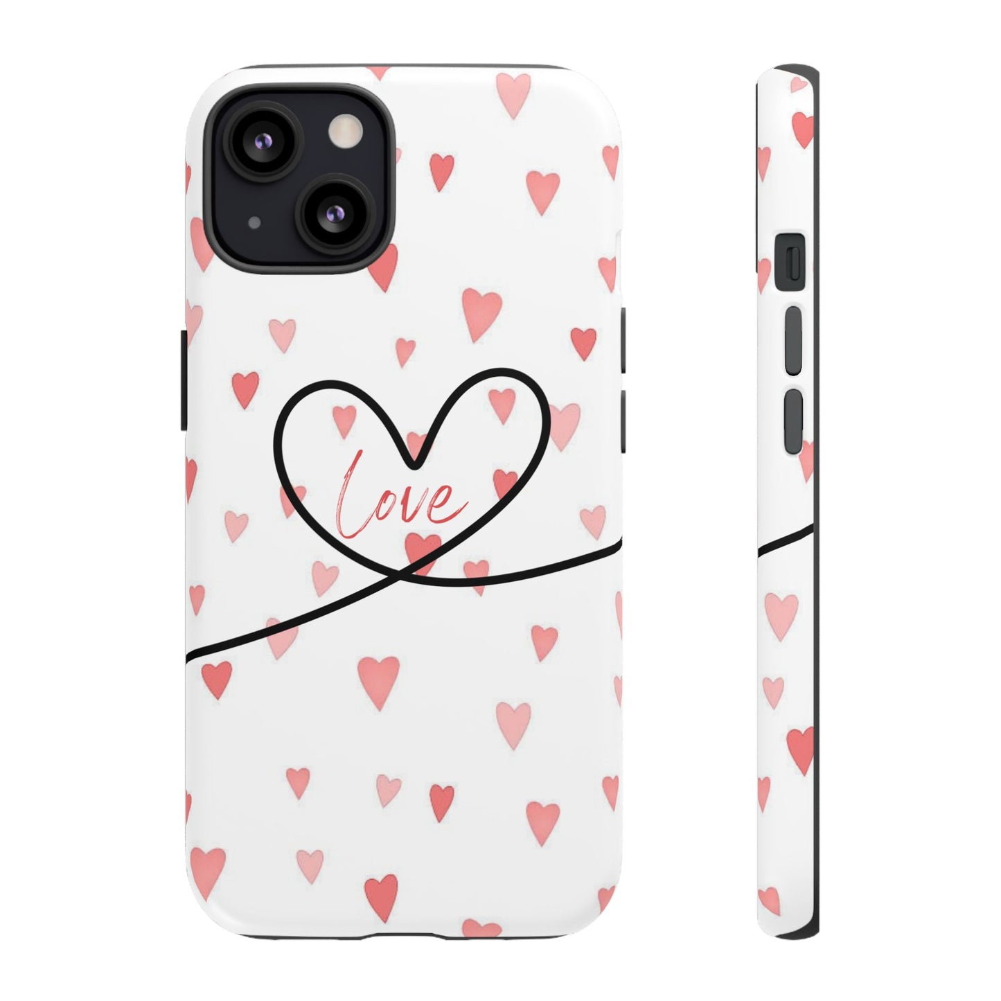 Cute Love Heart Phone Case