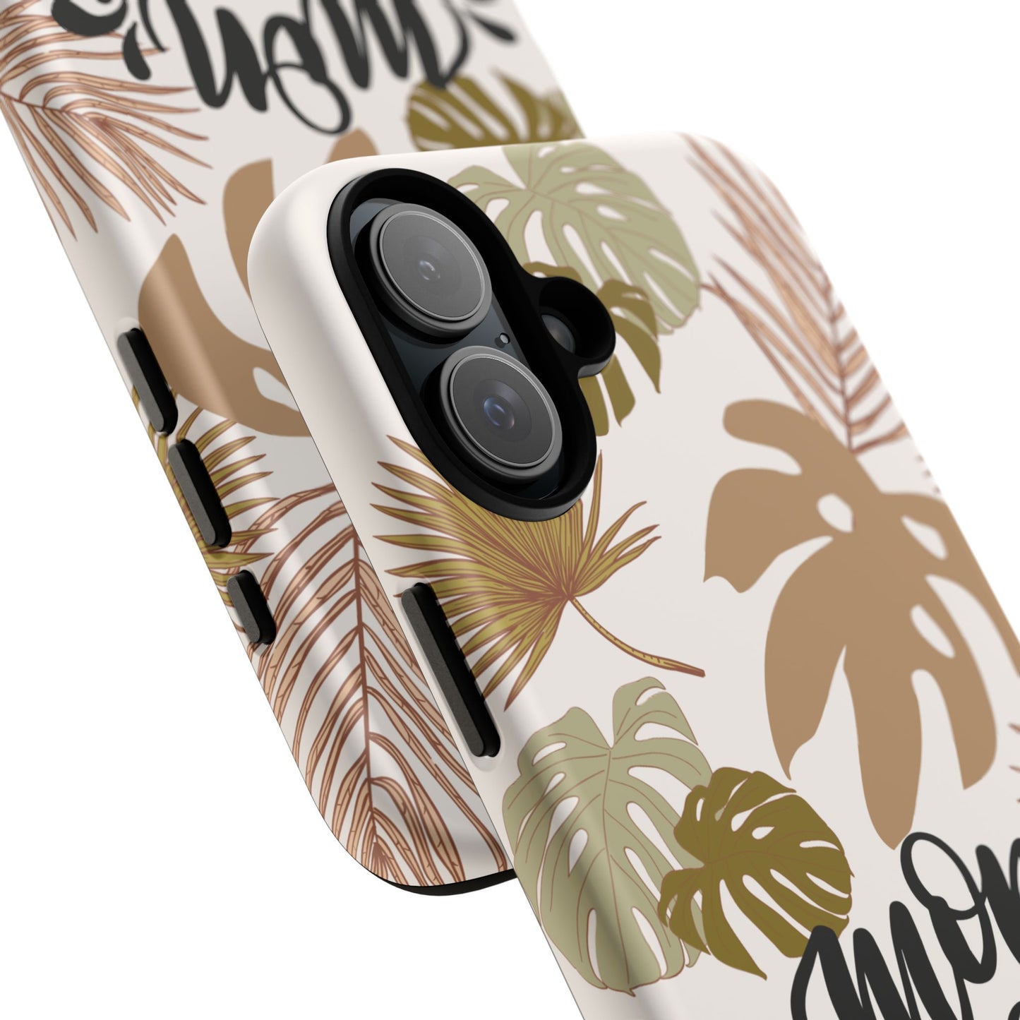 'Mon Amour' Stylish Tropical Phone Case Design