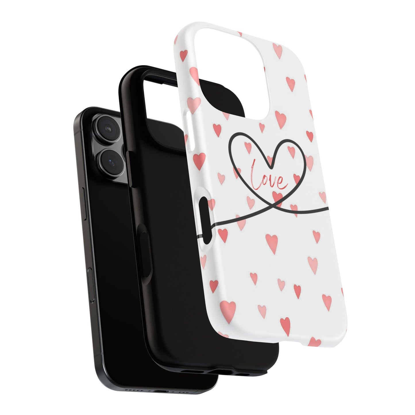 Cute Love Heart Phone Case