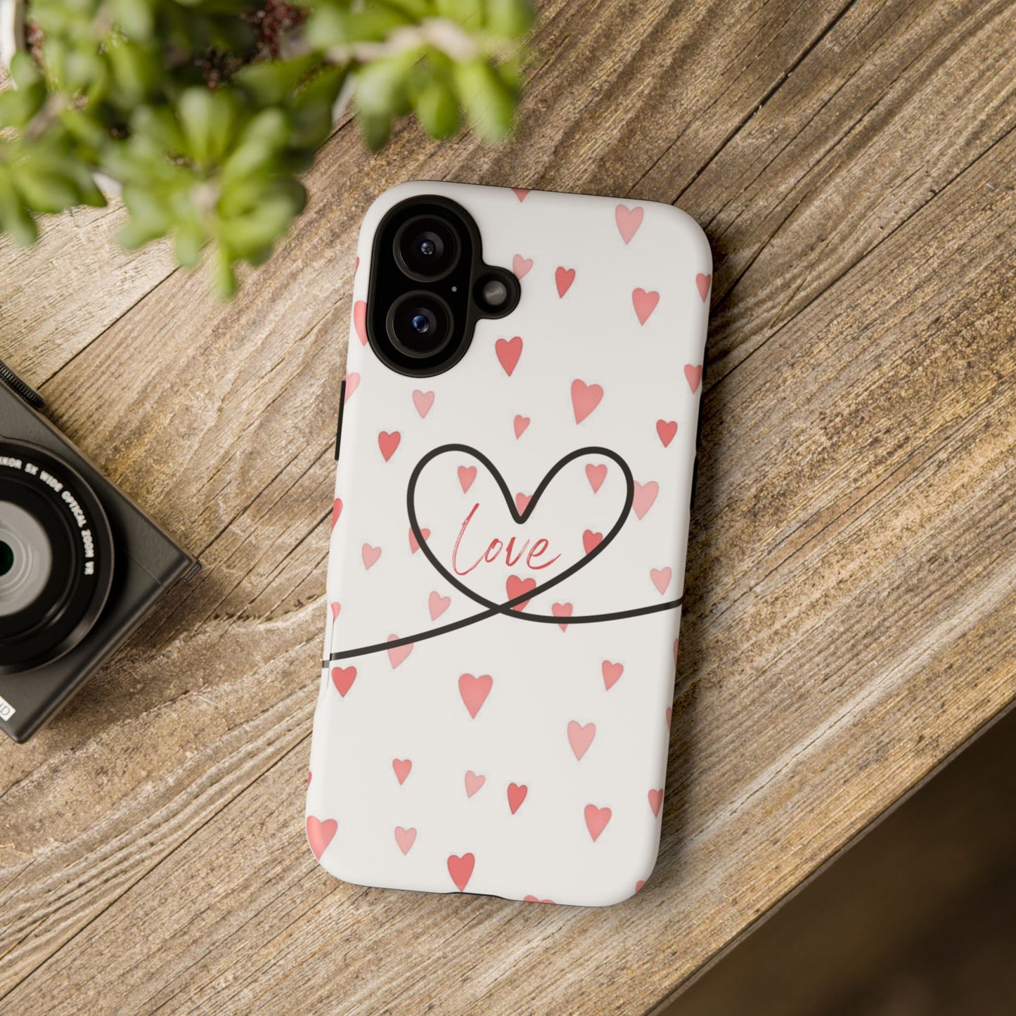 Cute Love Heart Phone Case