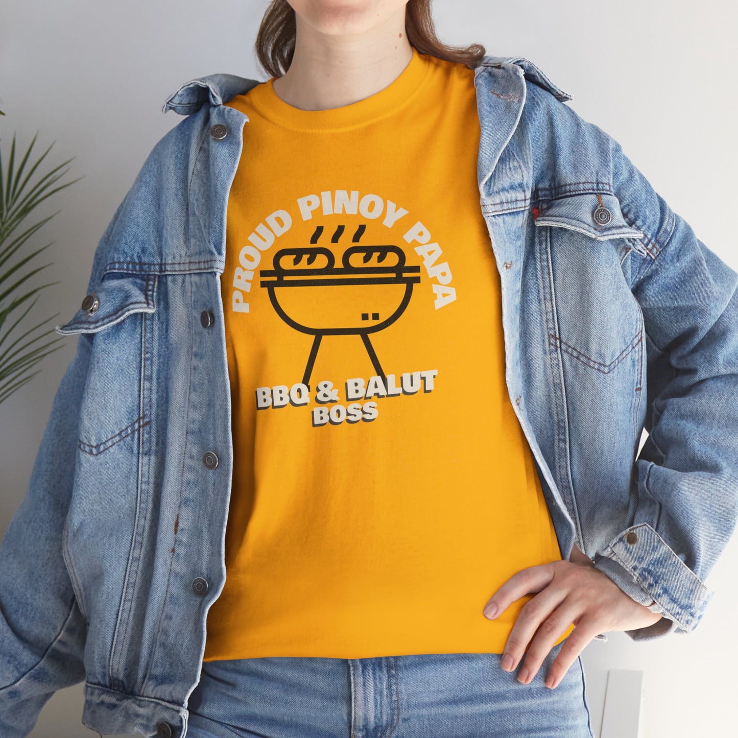 Proud Pinoy Papa BBQ and Balut Boss Men's Tee