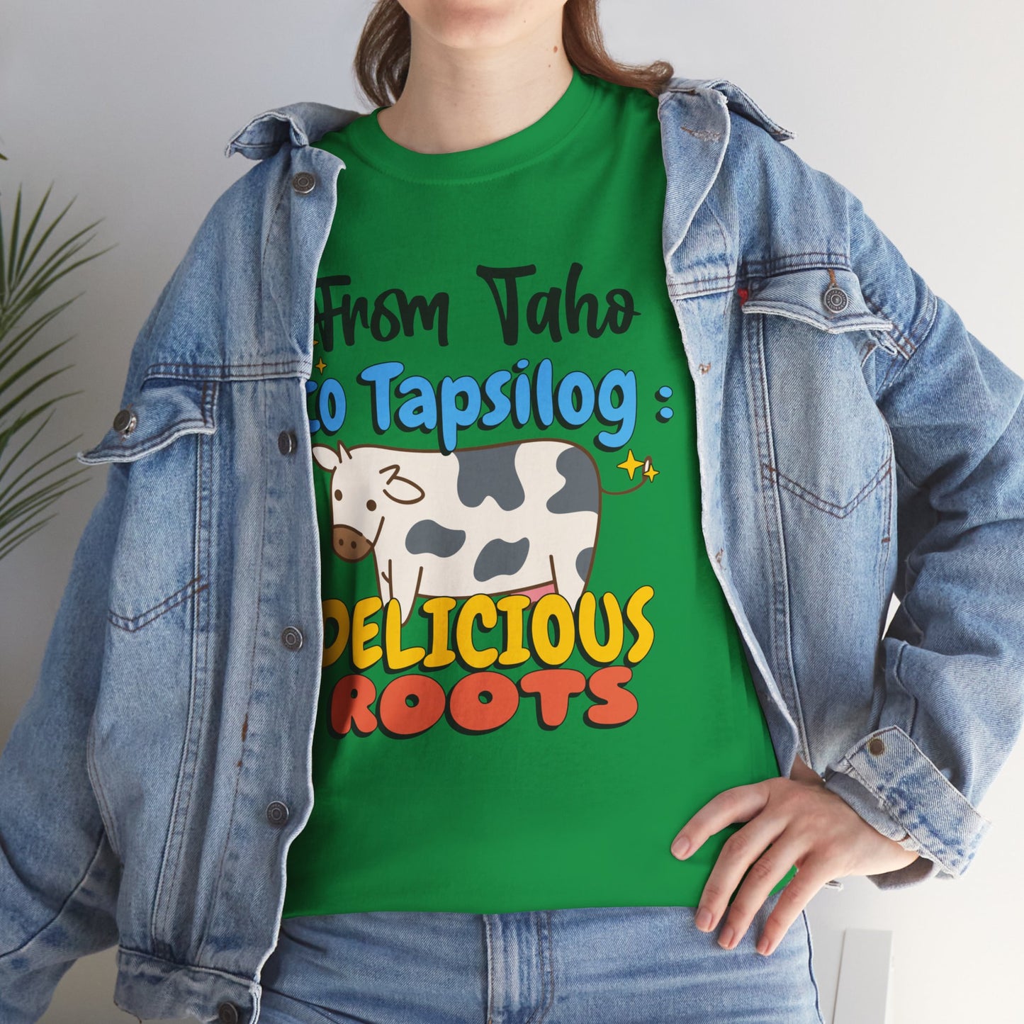 From Taho to Tapsilog: Delicious Roots Men's Cotton Tee