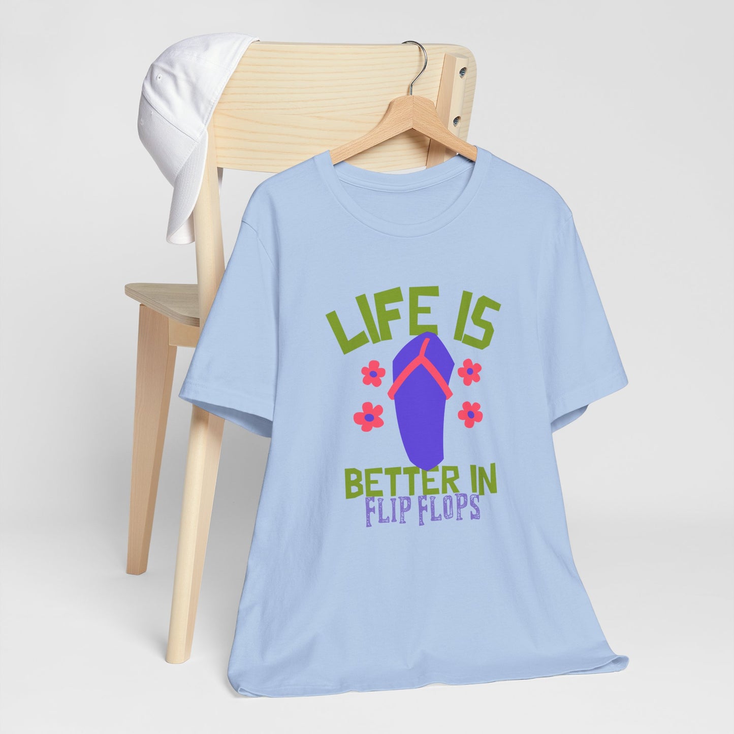 Life is Better in Flip Flops Premium Soft Women's Tee