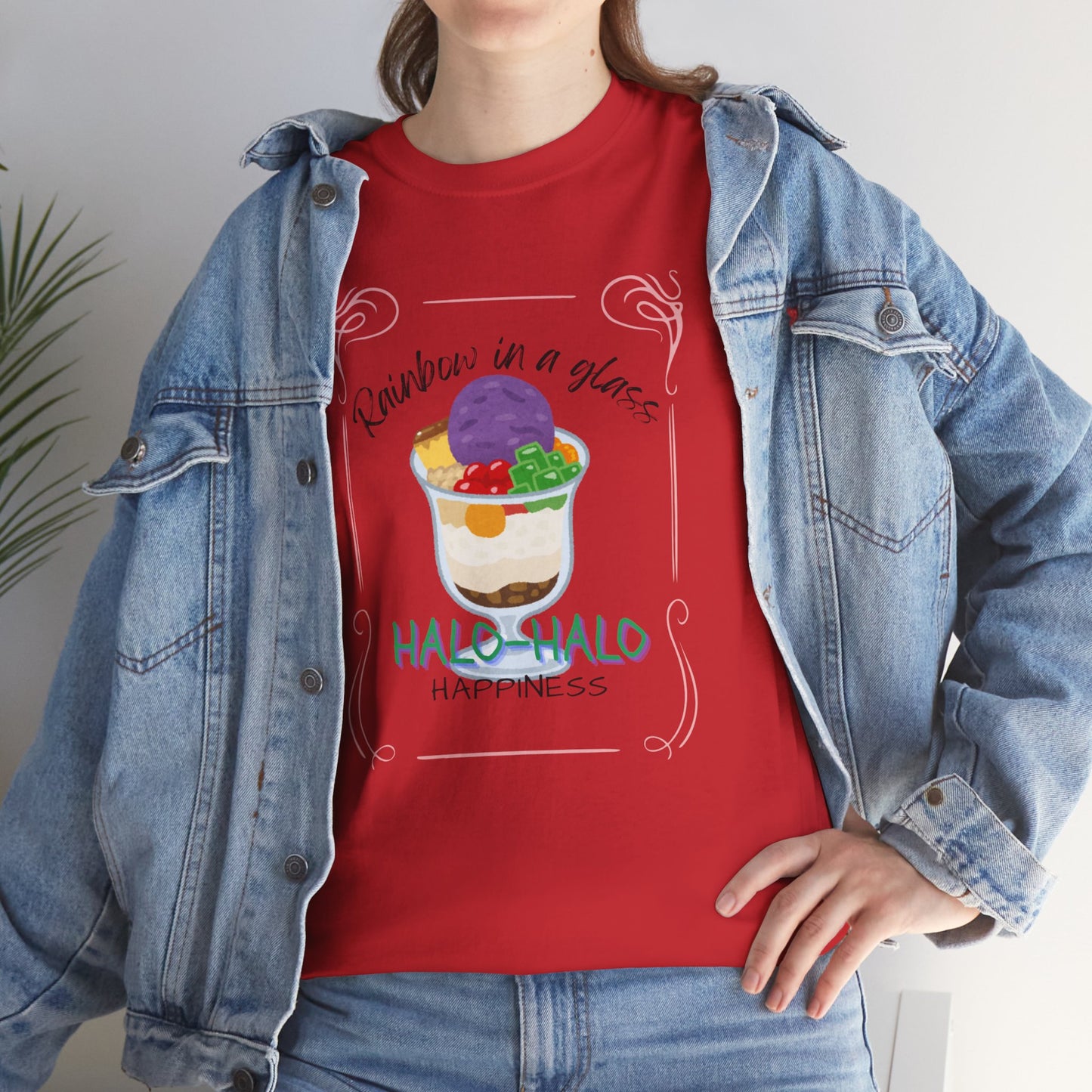 Rainbow in a Glass Halo-Halo Happiness Women's Tee