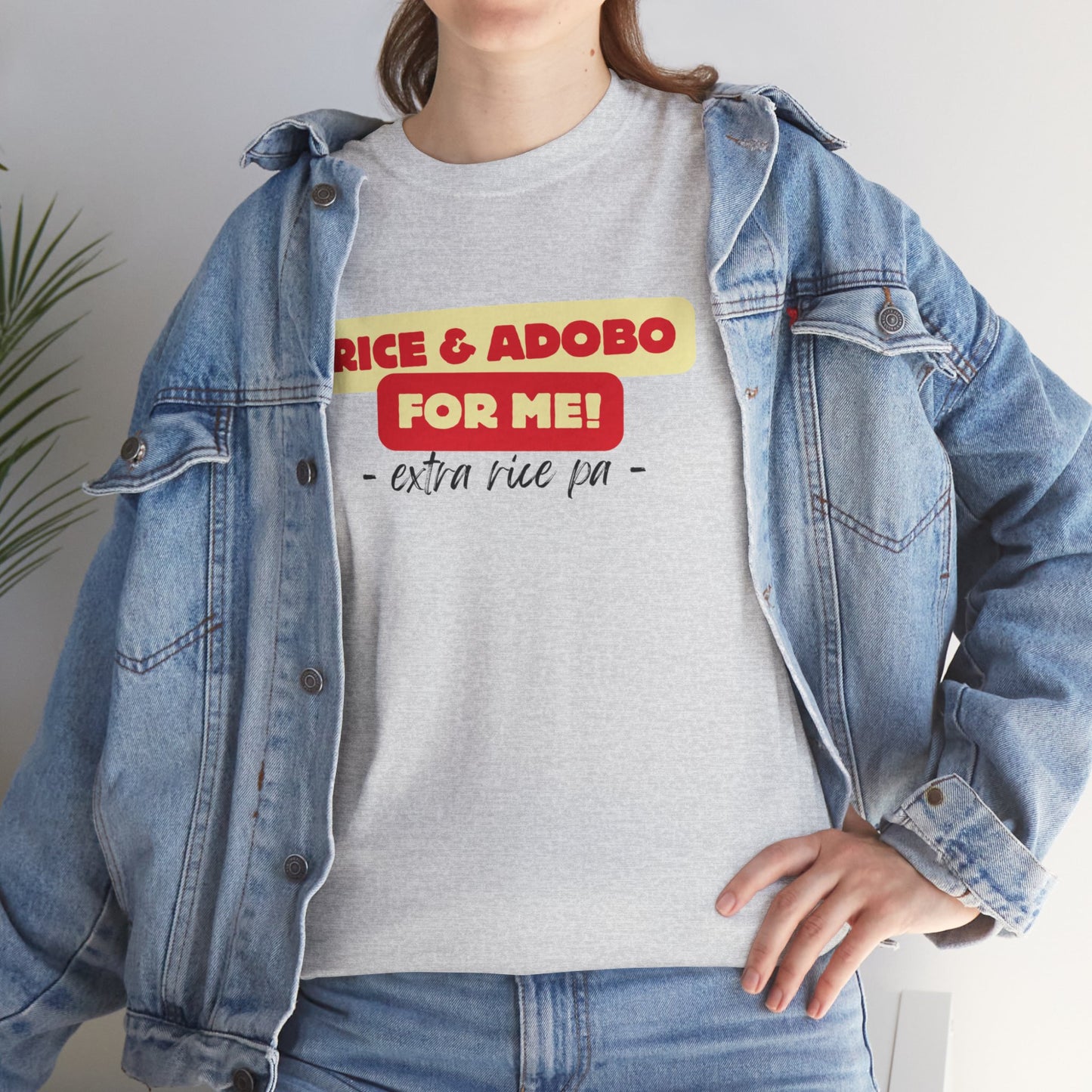 Rice and Adobo For Me Cotton Tee