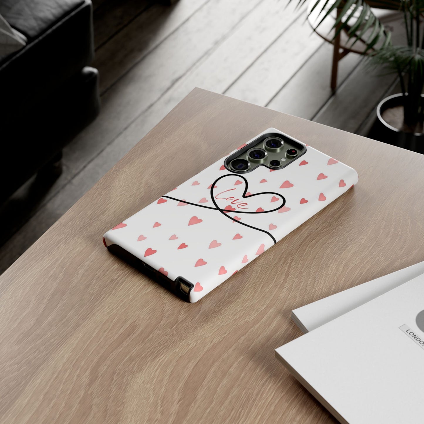 Cute Love Heart Phone Case