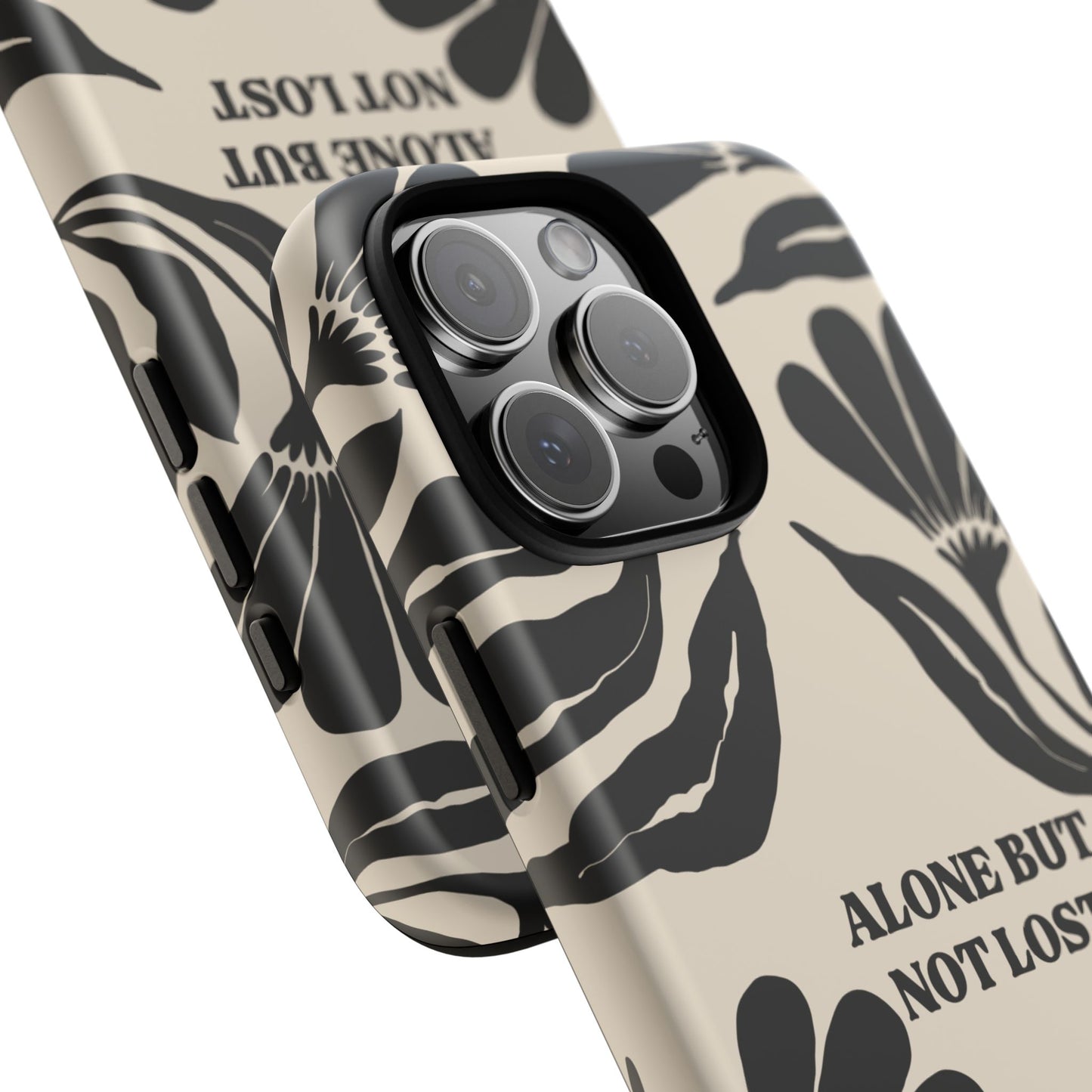 'Alone But Not Lost' Phone Case
