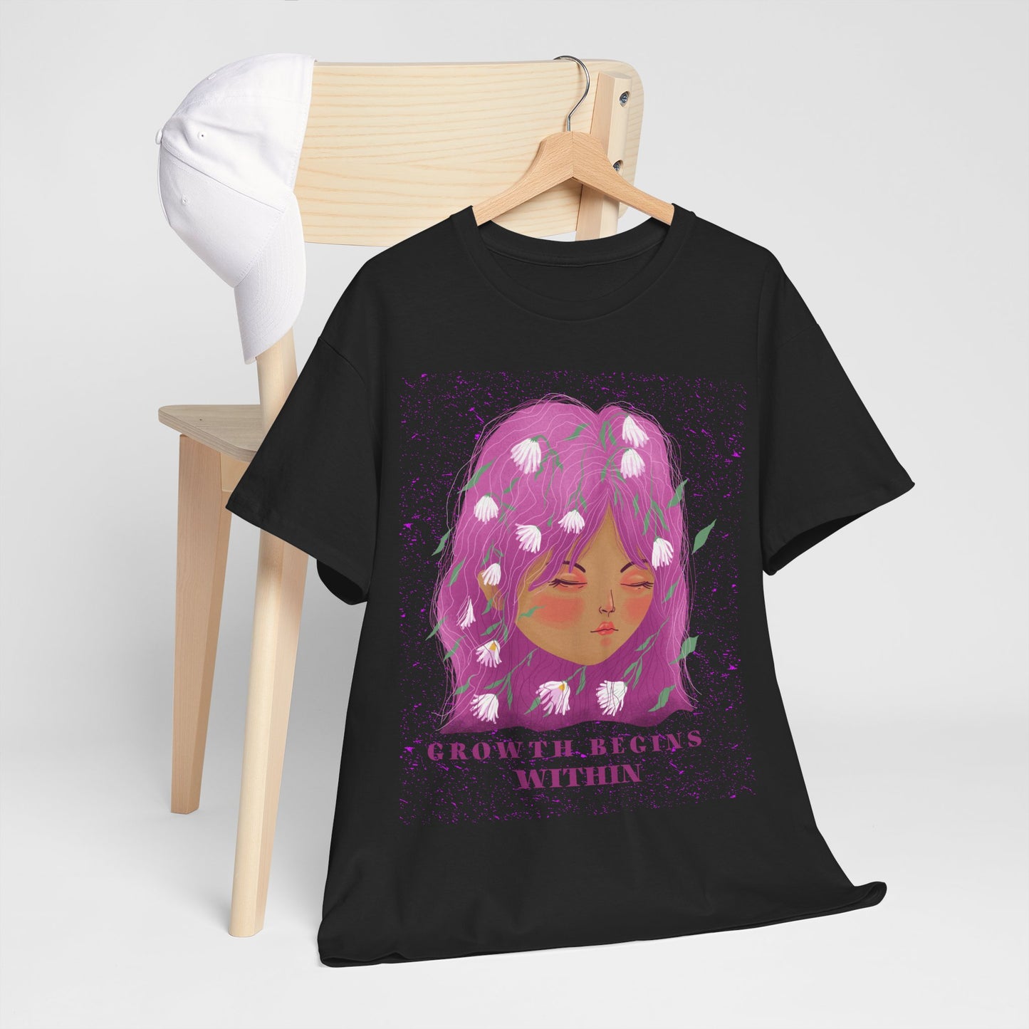 Growth Begins Within Cotton Tee