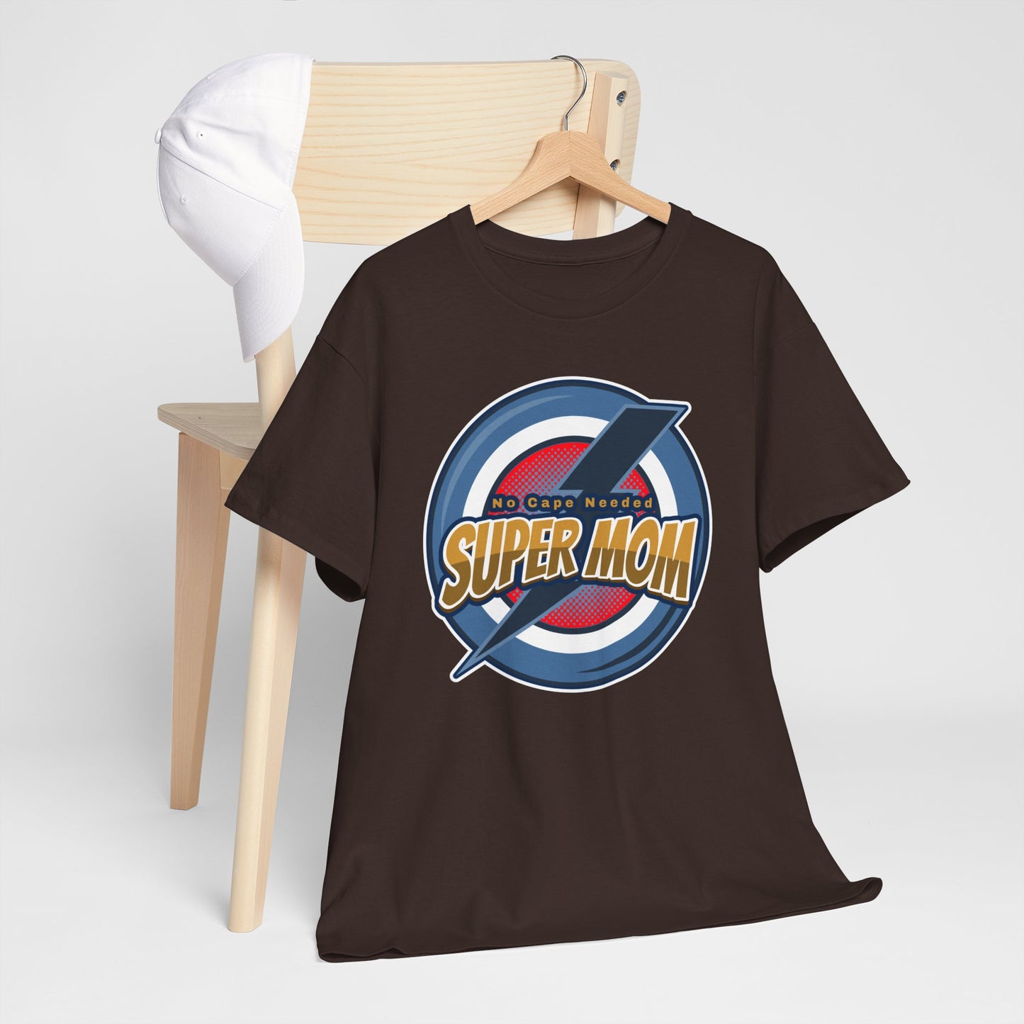 Super Mom No Cape Needed Tee