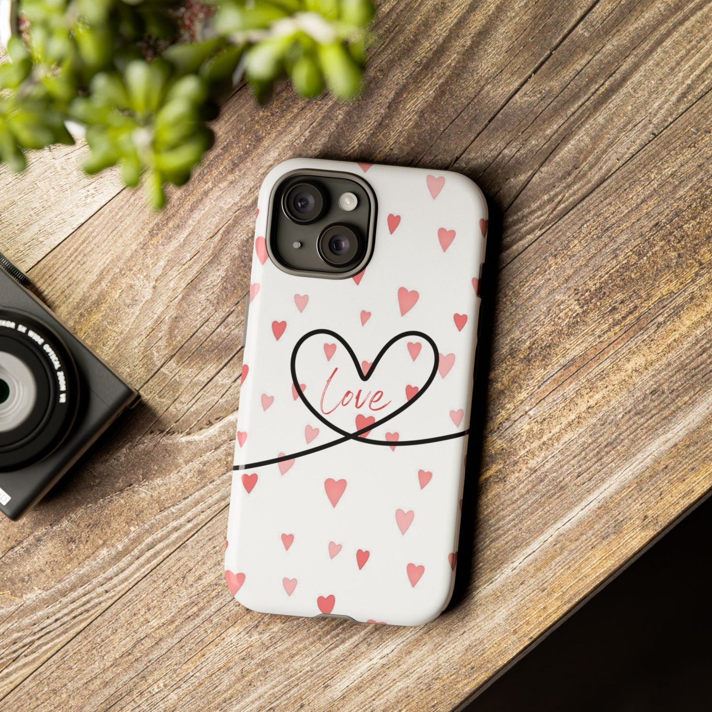 Cute Love Heart Phone Case