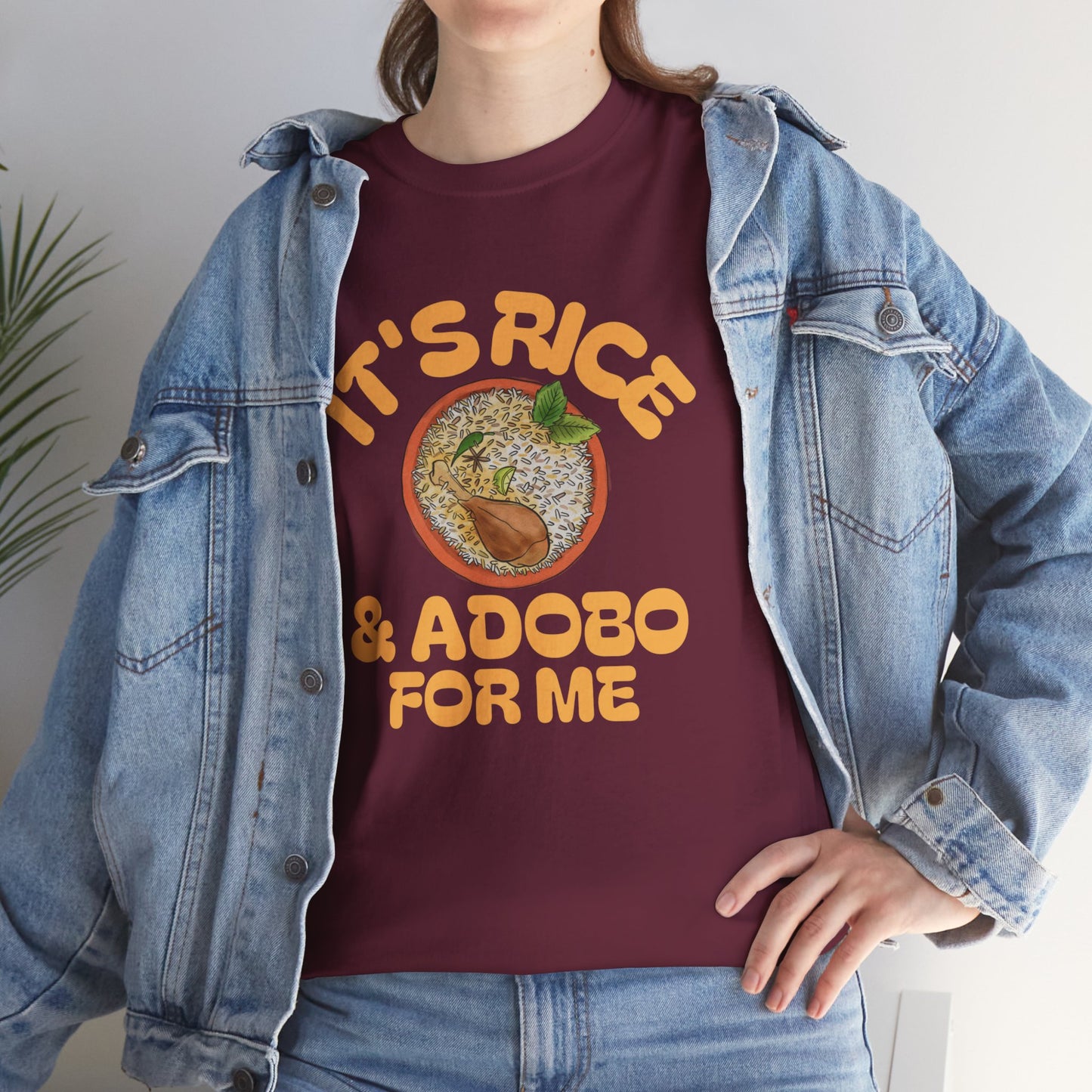 It's Rice and Adobo For Me Women's Cotton Tee