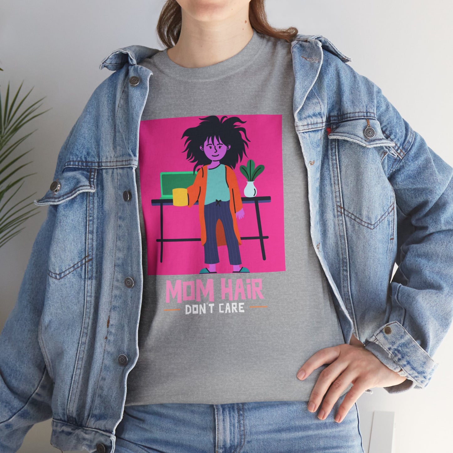 Mom Hair, Don't Care Women's Tee