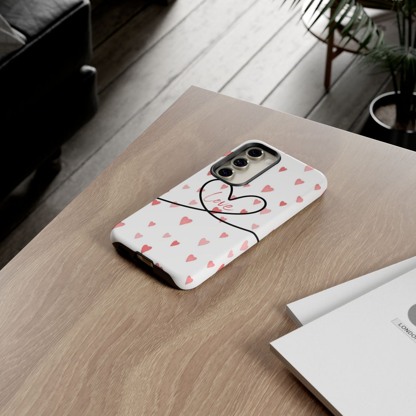 Cute Love Heart Phone Case
