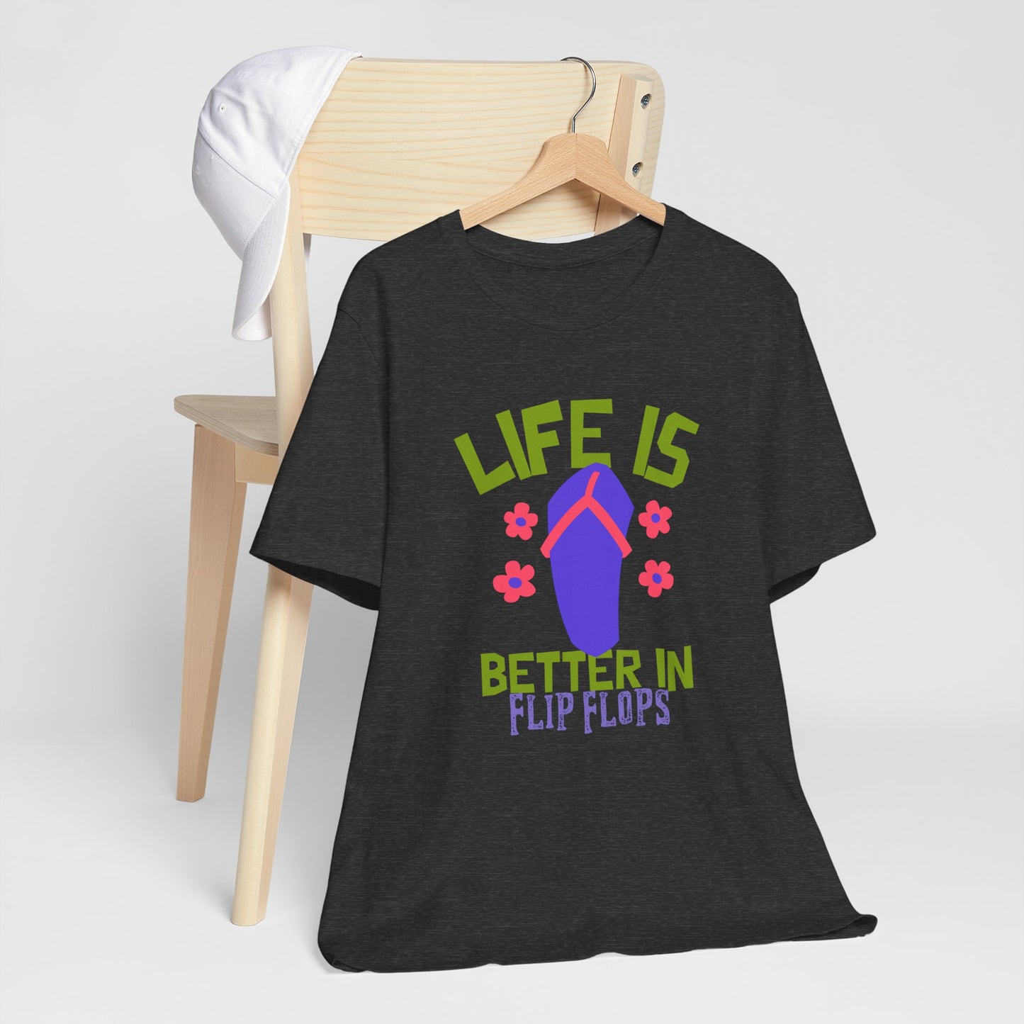 Life is Better in Flip Flops Premium Soft Women's Tee