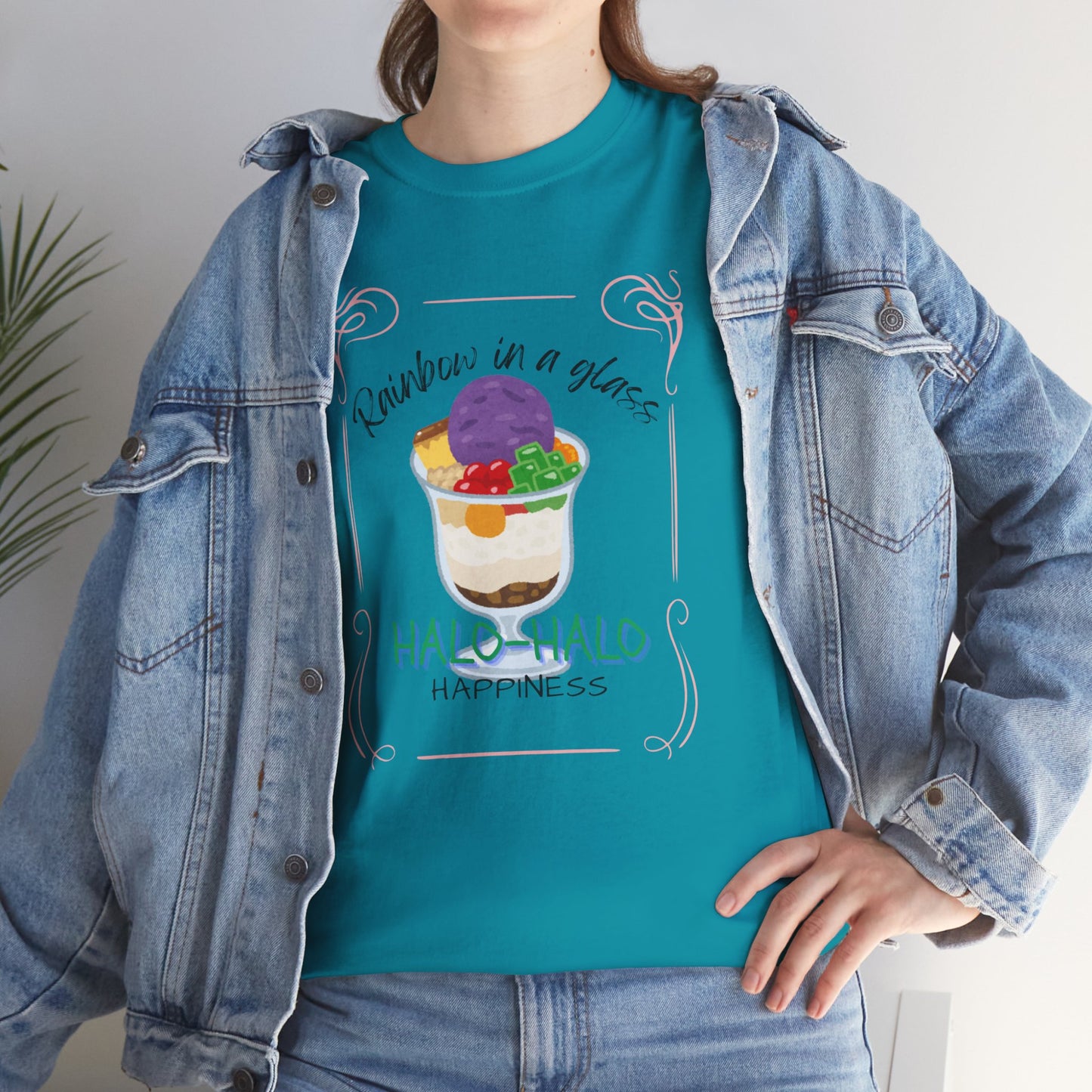 Rainbow in a Glass Halo-Halo Happiness Women's Tee