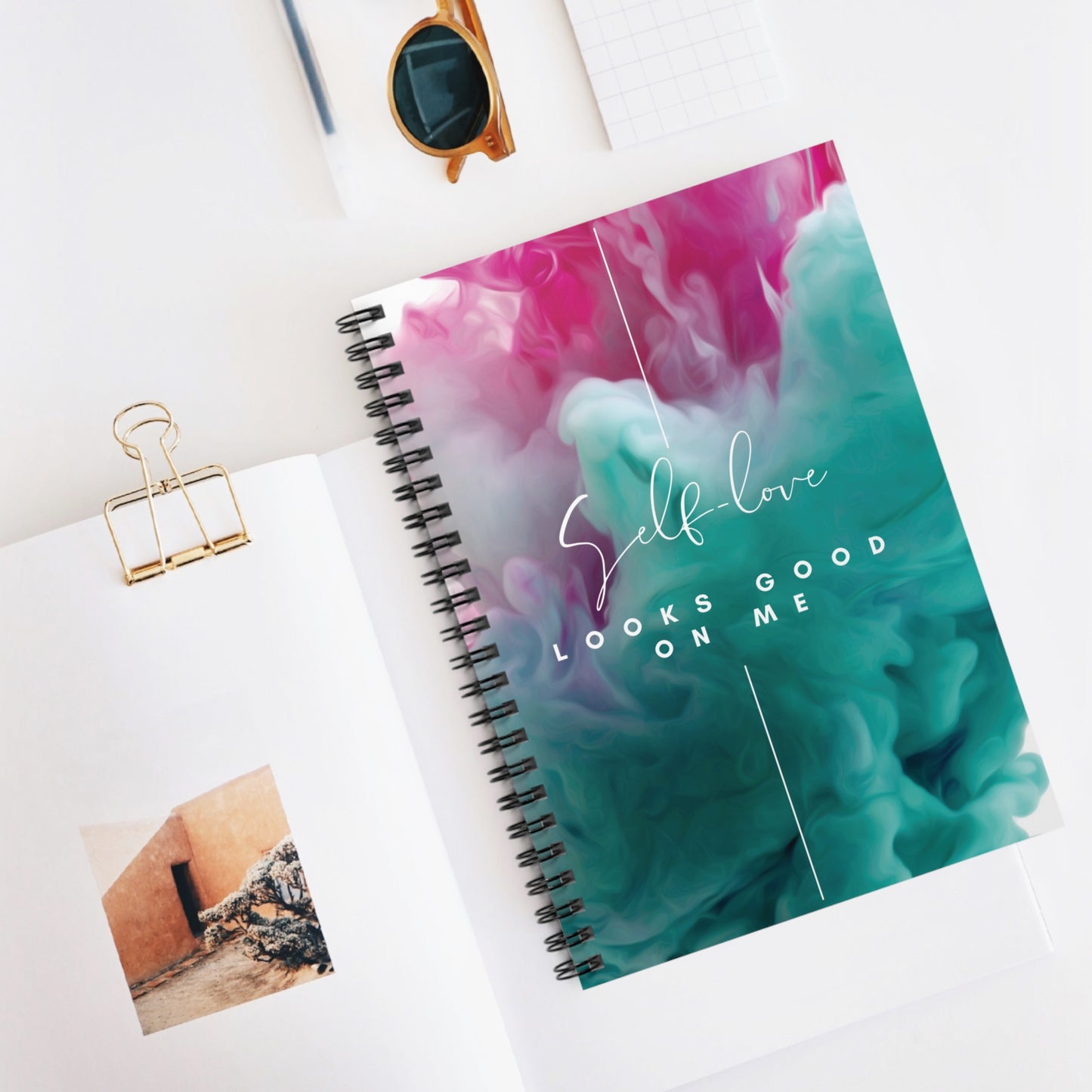 Self-Love Looks Good On Me Spiral Notebook