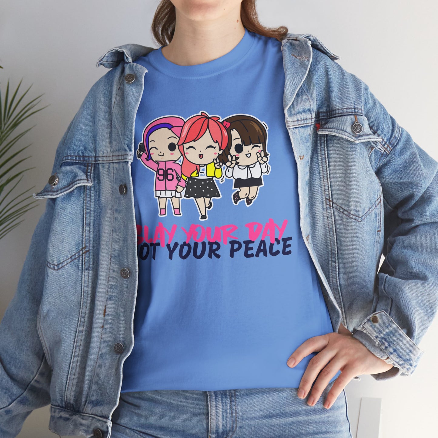 Slay Your Day Not Your Peace Cotton Tee