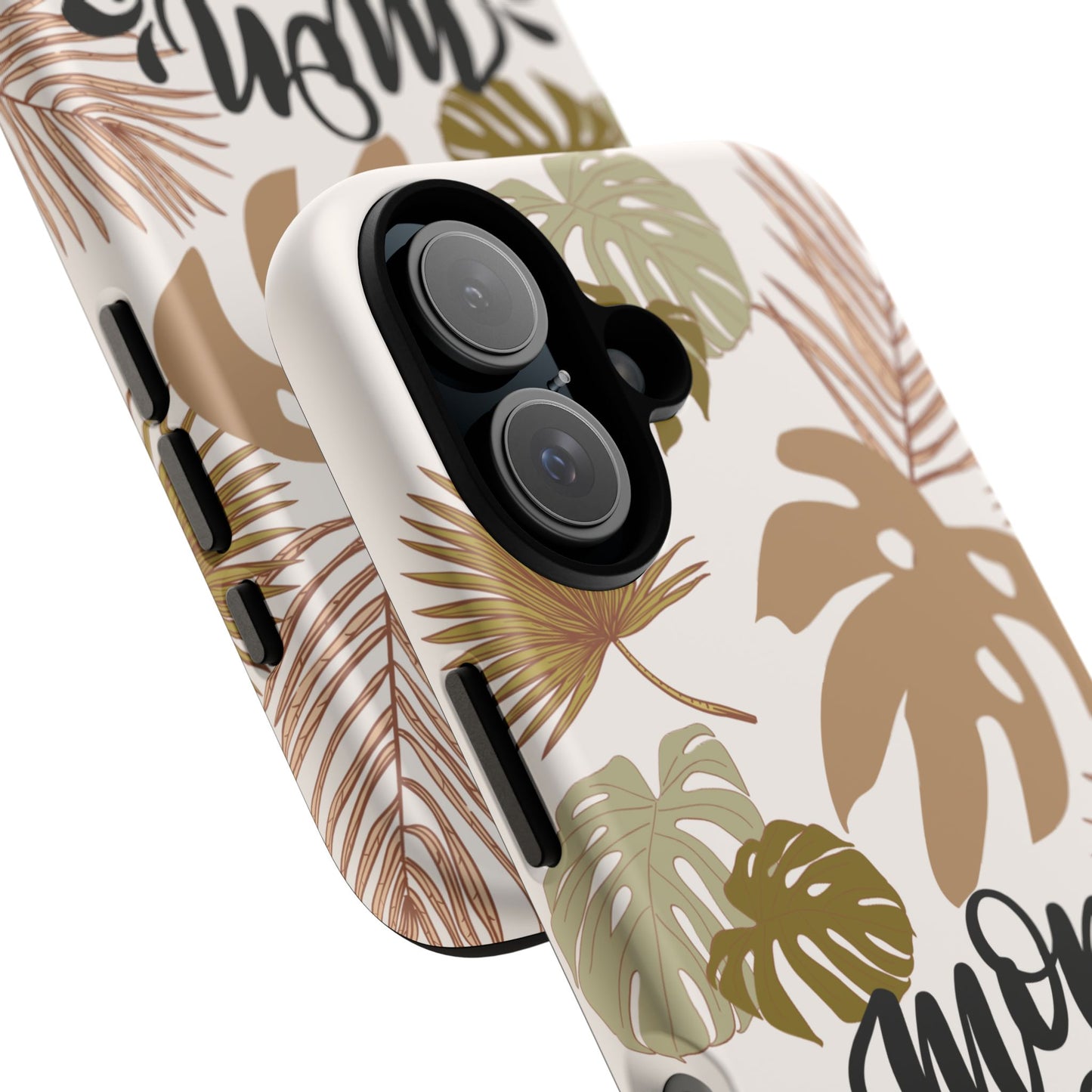'Mon Amour' Stylish Tropical Phone Case Design