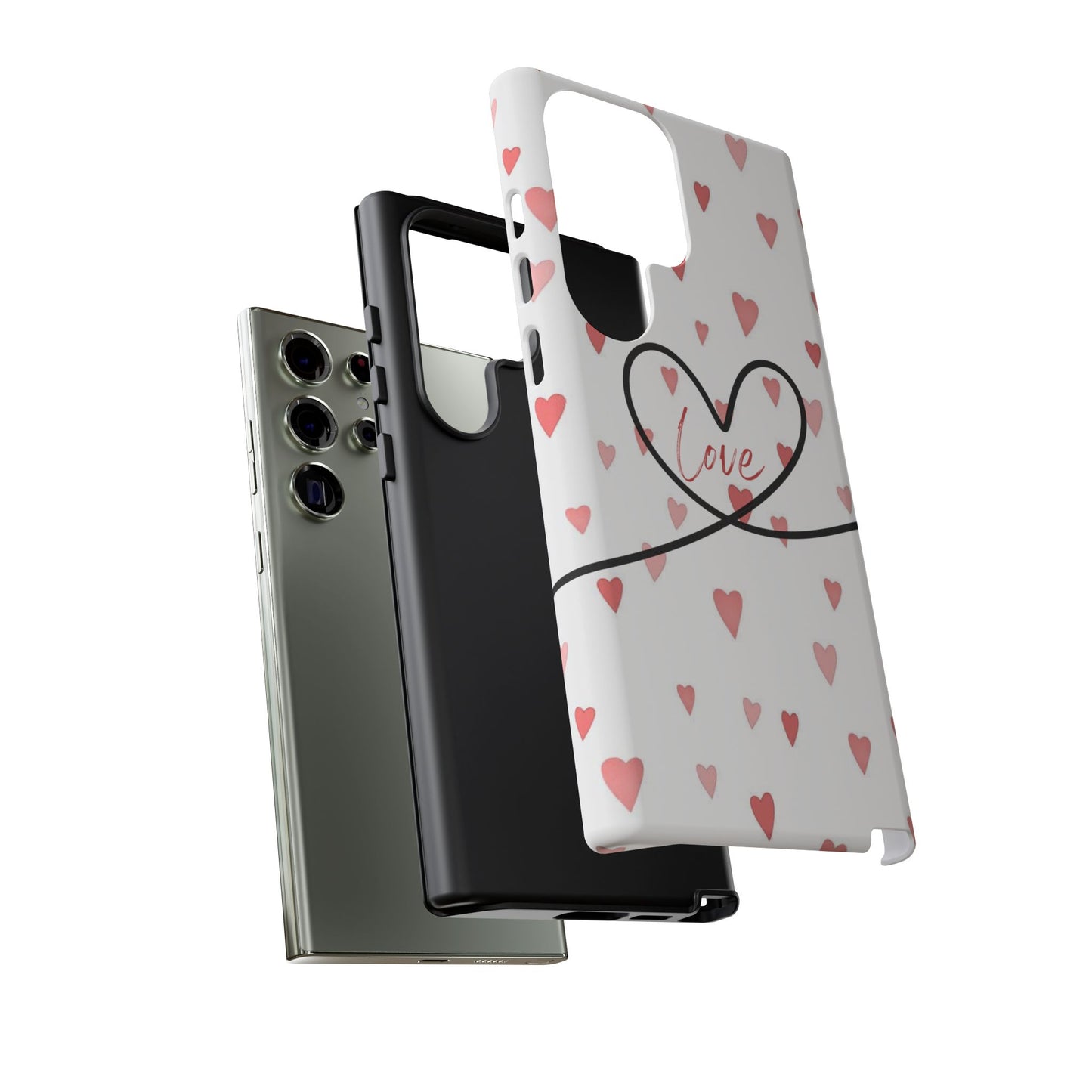 Cute Love Heart Phone Case