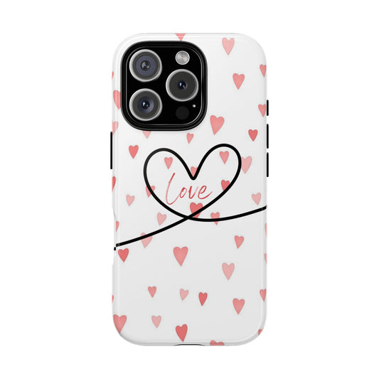 Cute Love Heart Phone Case