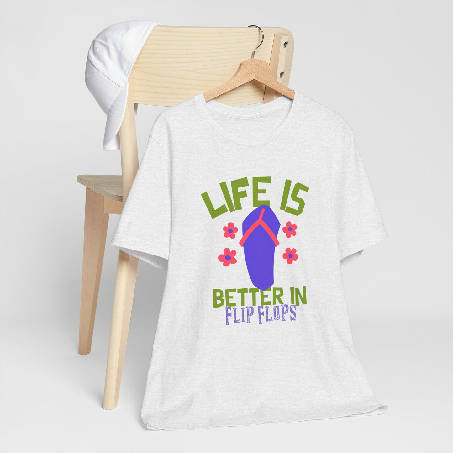 Life is Better in Flip Flops Premium Soft Women's Tee